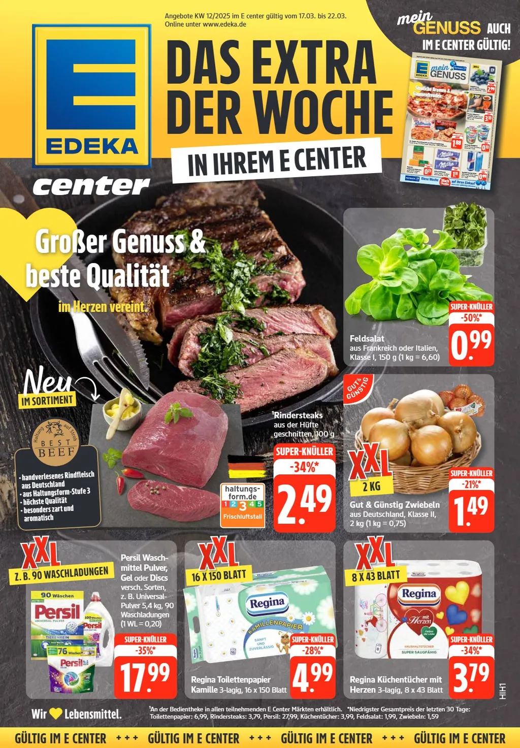 Edeka Südwest Prospekt ab 17.03.2025 Montag