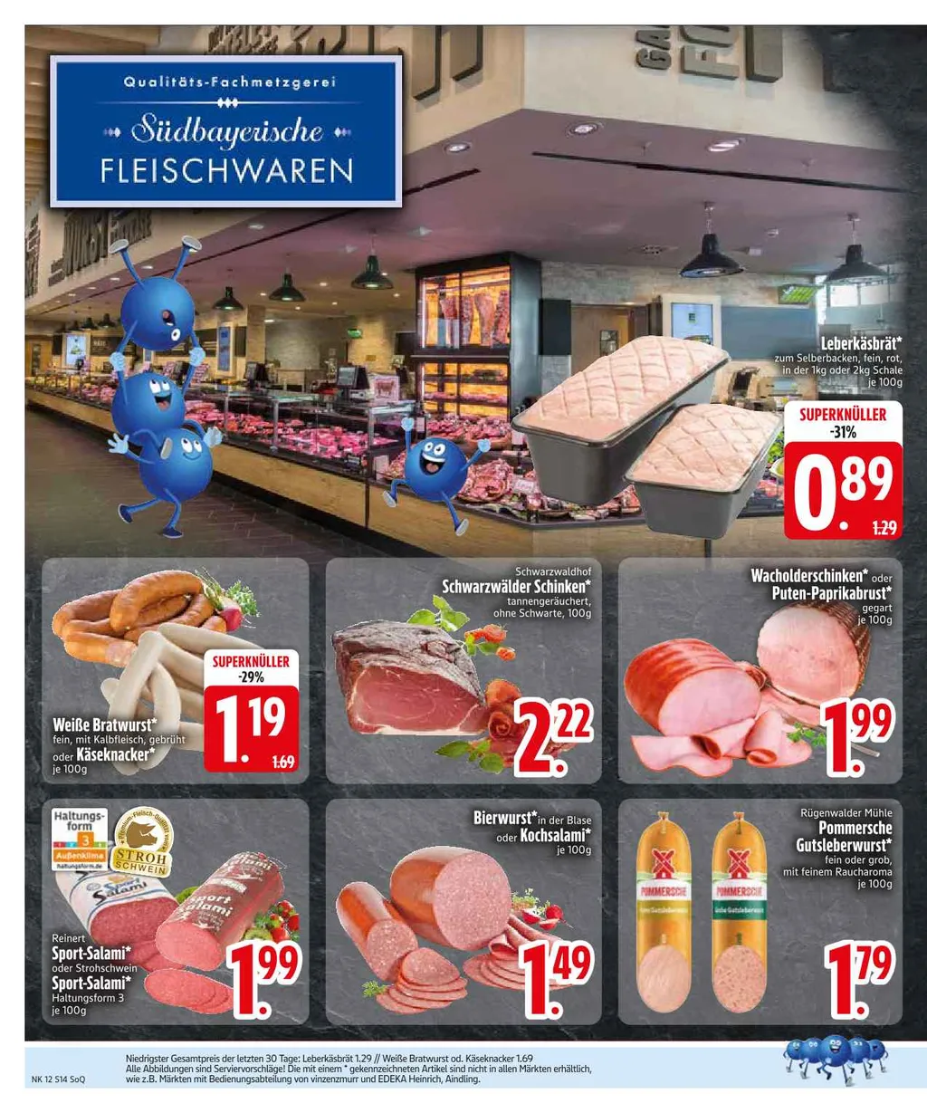 Edeka Südbayern Prospekt ab 17.03.2025 Montag