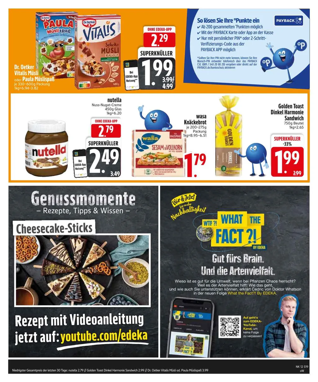 Edeka Südbayern Prospekt ab 17.03.2025 Montag