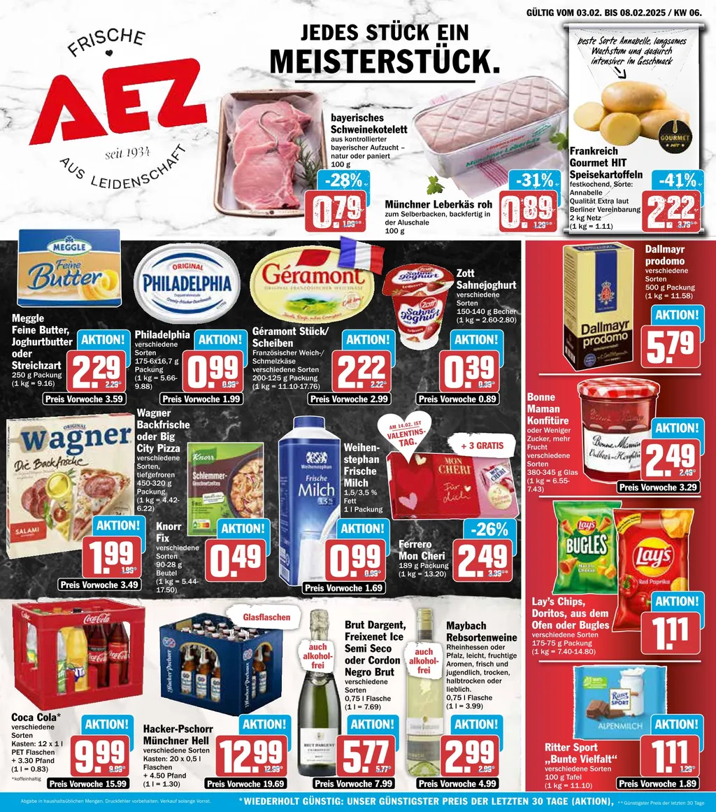 Aez Prospekt ab 03.02.2025 Montag