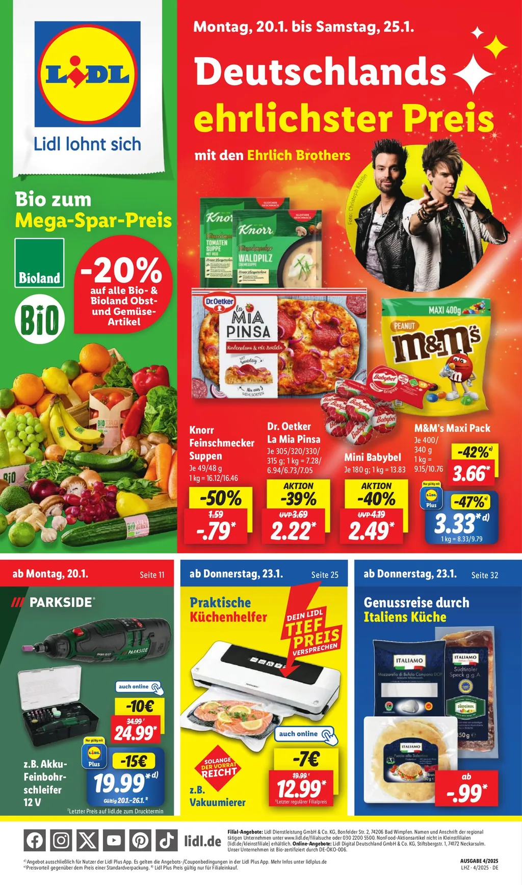 Lidl Prospekt ab 20.01.2025 (Montag)