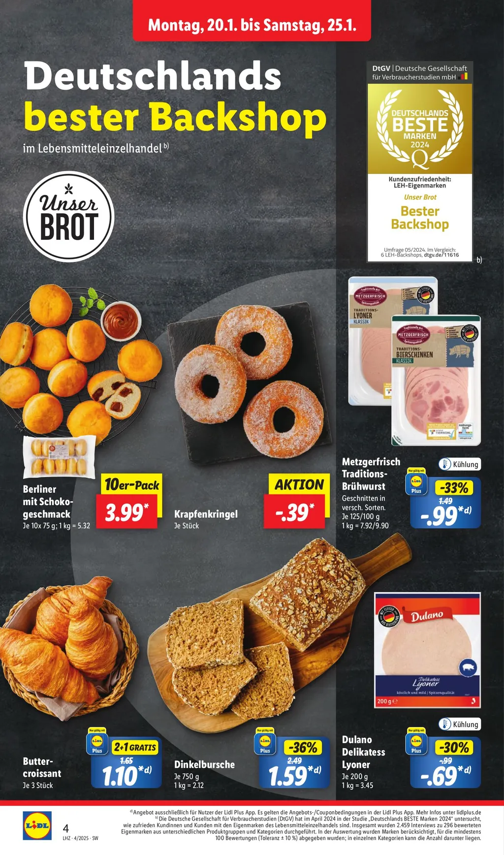 Lidl Prospekt ab 20.01.2025 (Montag)