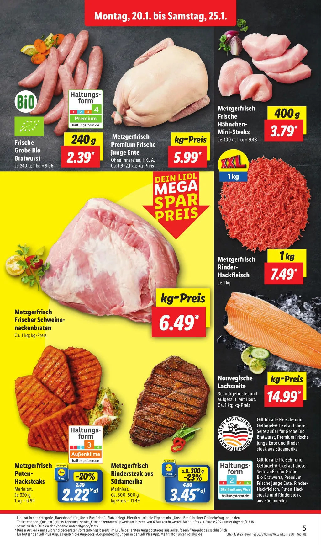 Lidl Prospekt ab 20.01.2025 (Montag)