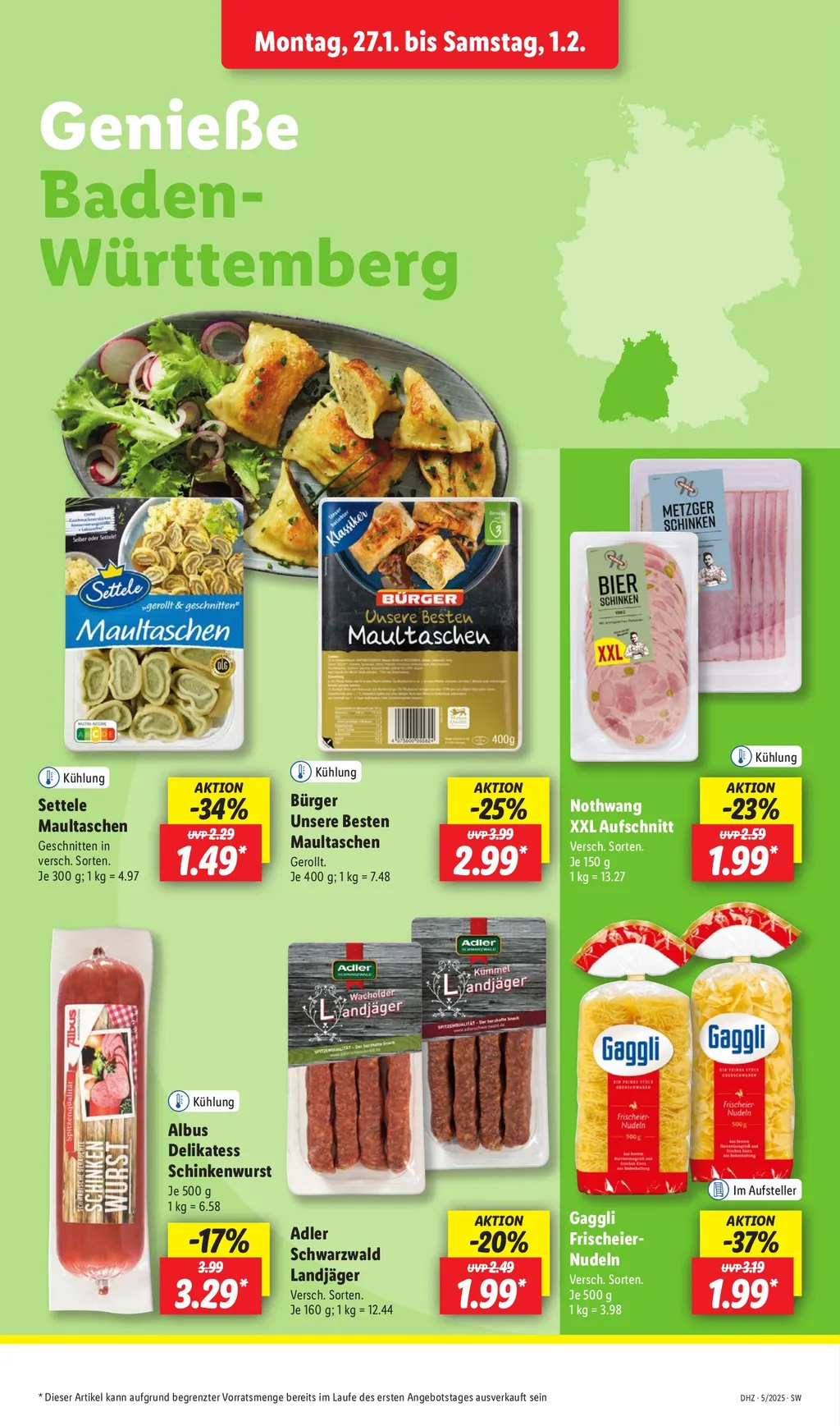 Lidl Prospekt ab 27.01.2025 (Montag)