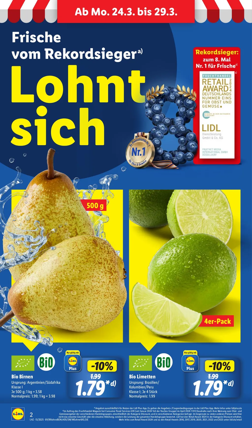 Lidl Prospekt ab 24.03.2025 (Montag)