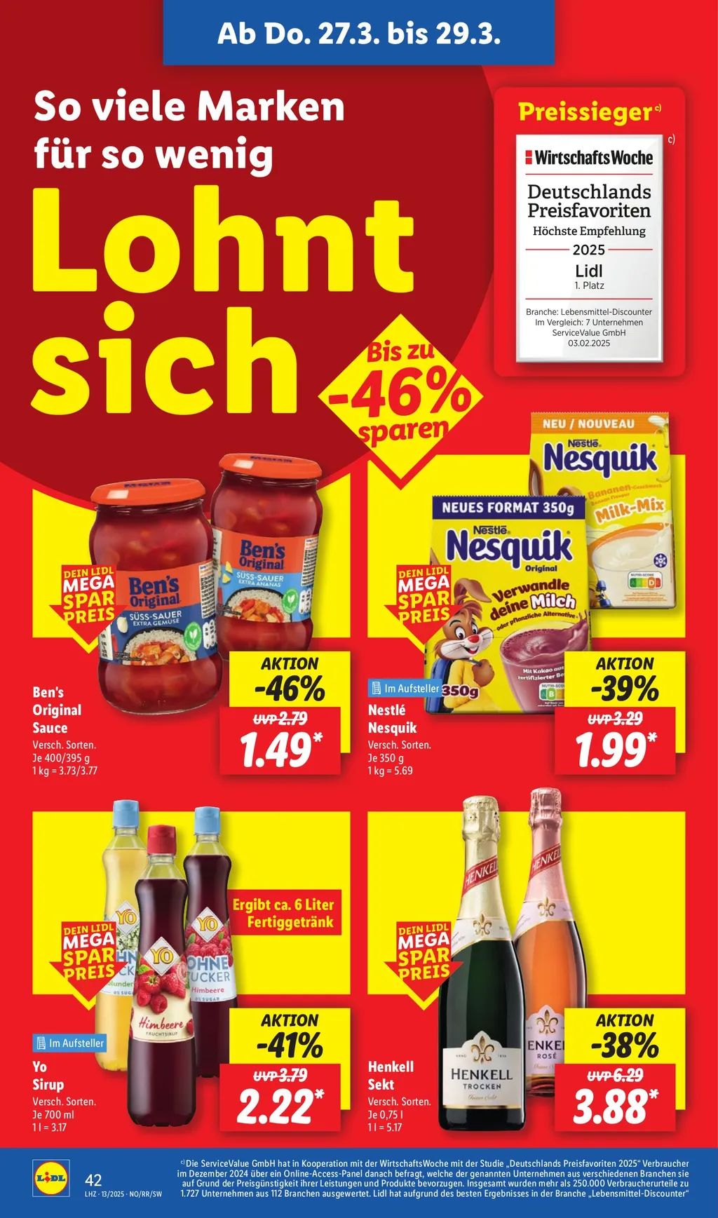 Lidl Prospekt ab 24.03.2025 (Montag)