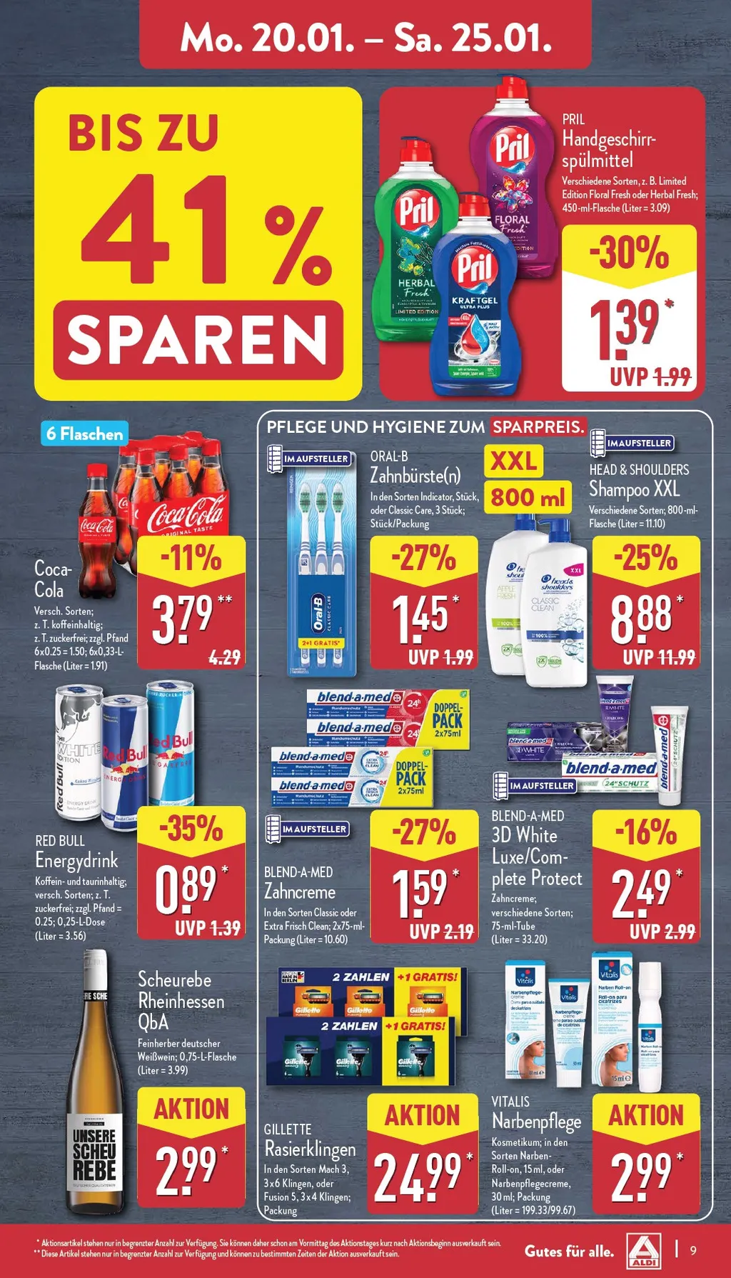 Aldi Nord prospekt ab 20.01.2025  Montag