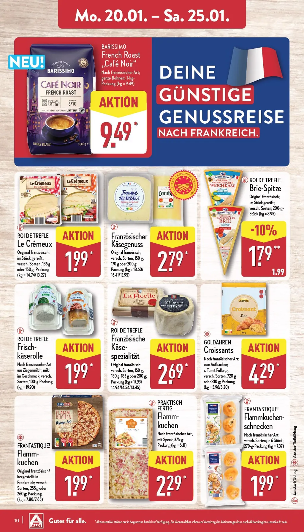 Aldi Nord prospekt ab 20.01.2025  Montag