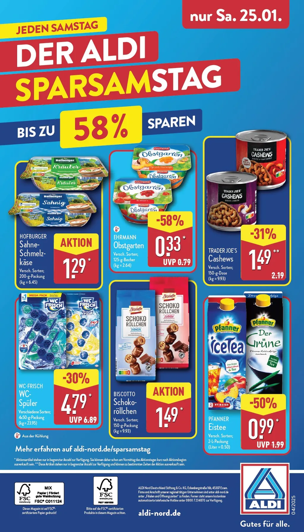 Aldi Nord prospekt ab 20.01.2025  Montag