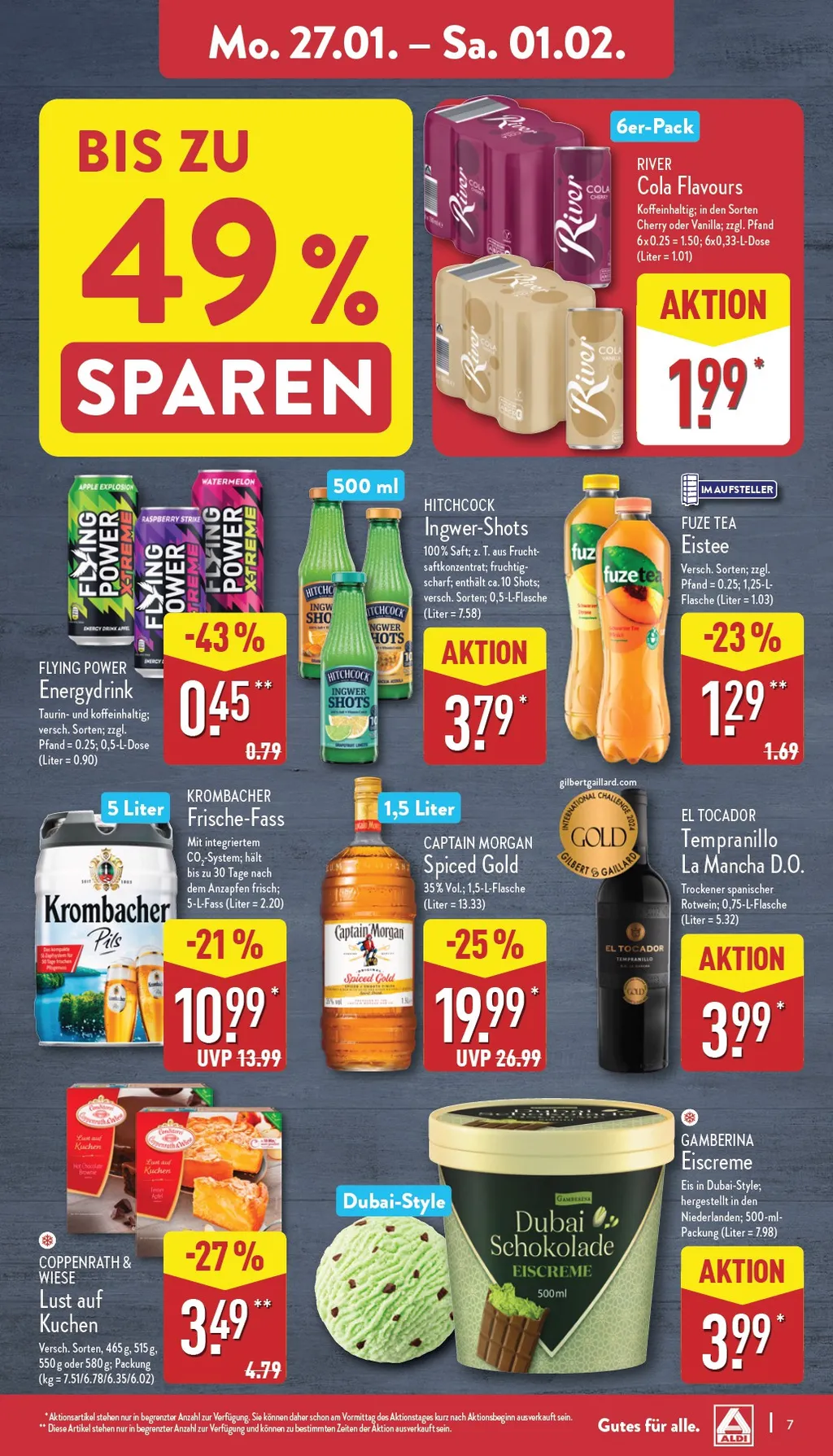 Aldi Nord prospekt ab 27.01.2025 Montag