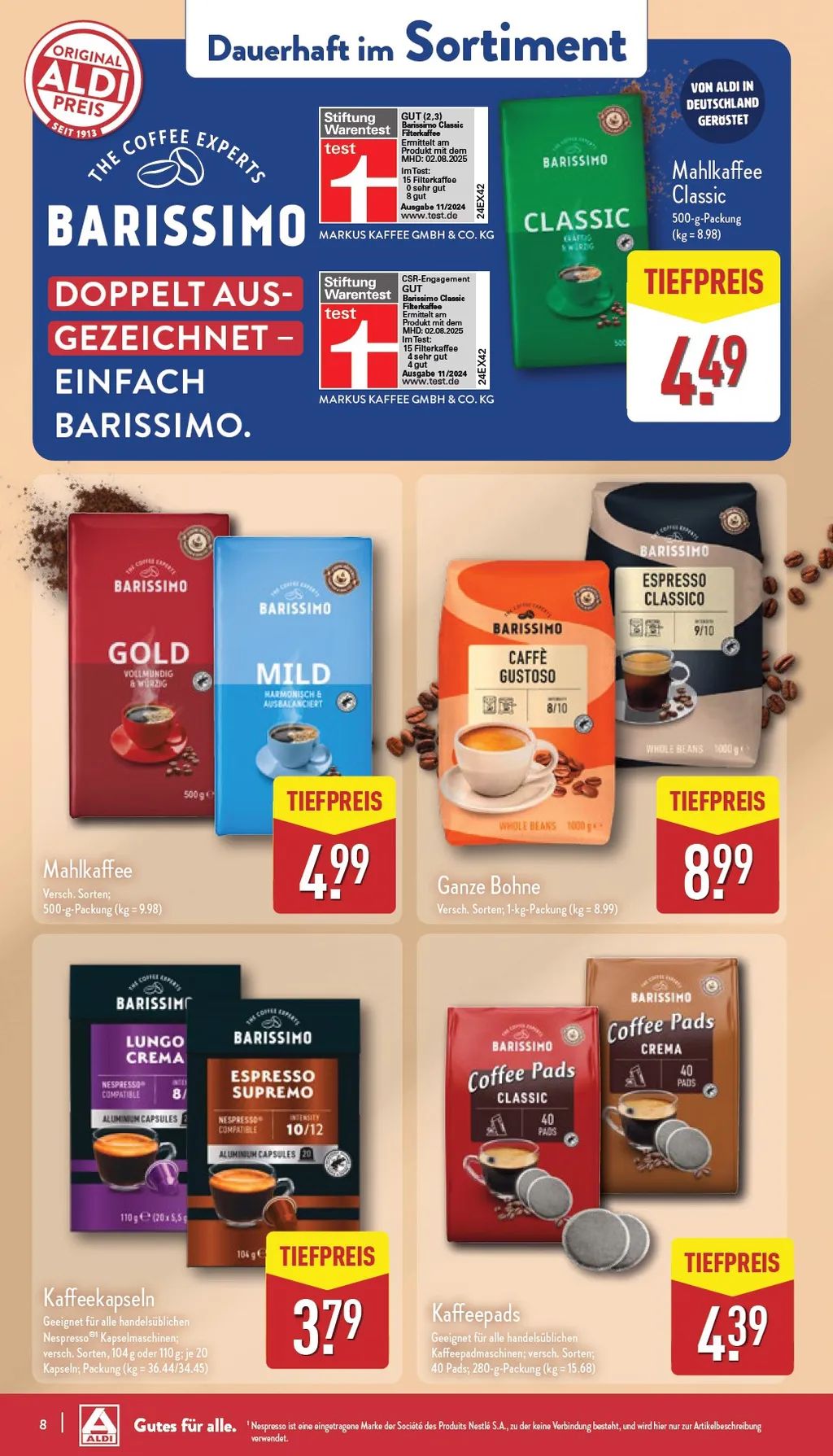 Aldi Nord prospekt ab 27.01.2025 Montag