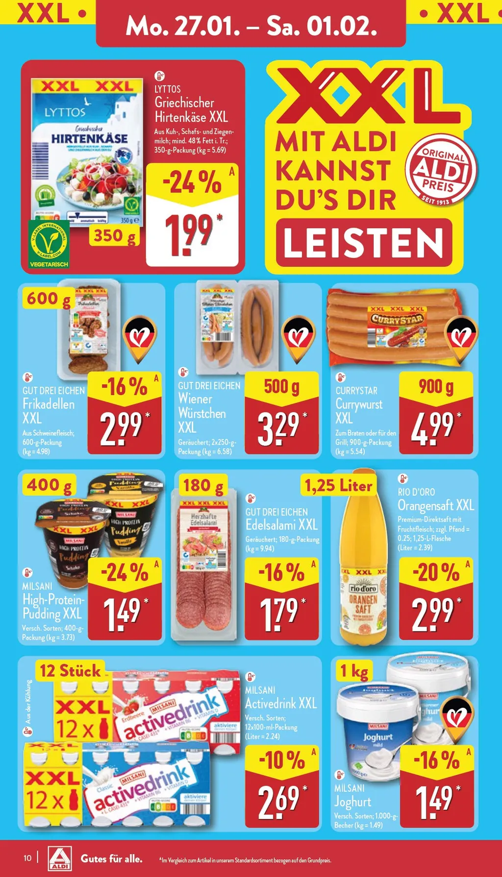 Aldi Nord prospekt ab 27.01.2025 Montag