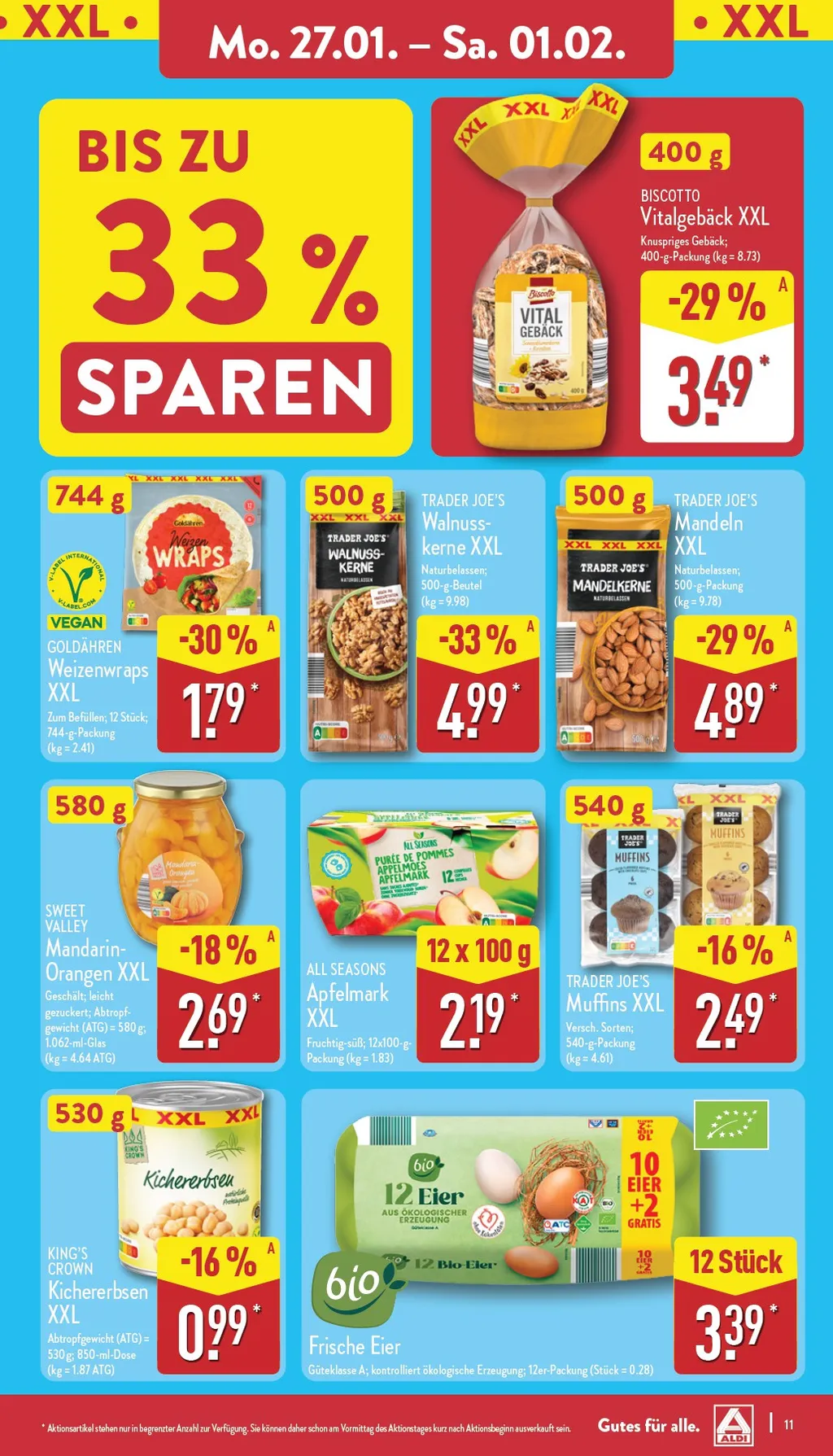 Aldi Nord prospekt ab 27.01.2025 Montag