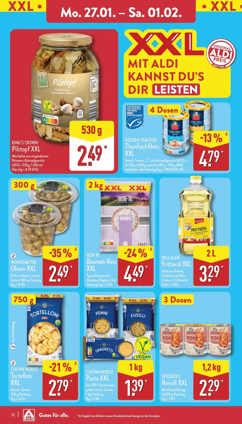 Aldi Nord prospekt ab 27.01.2025 Montag