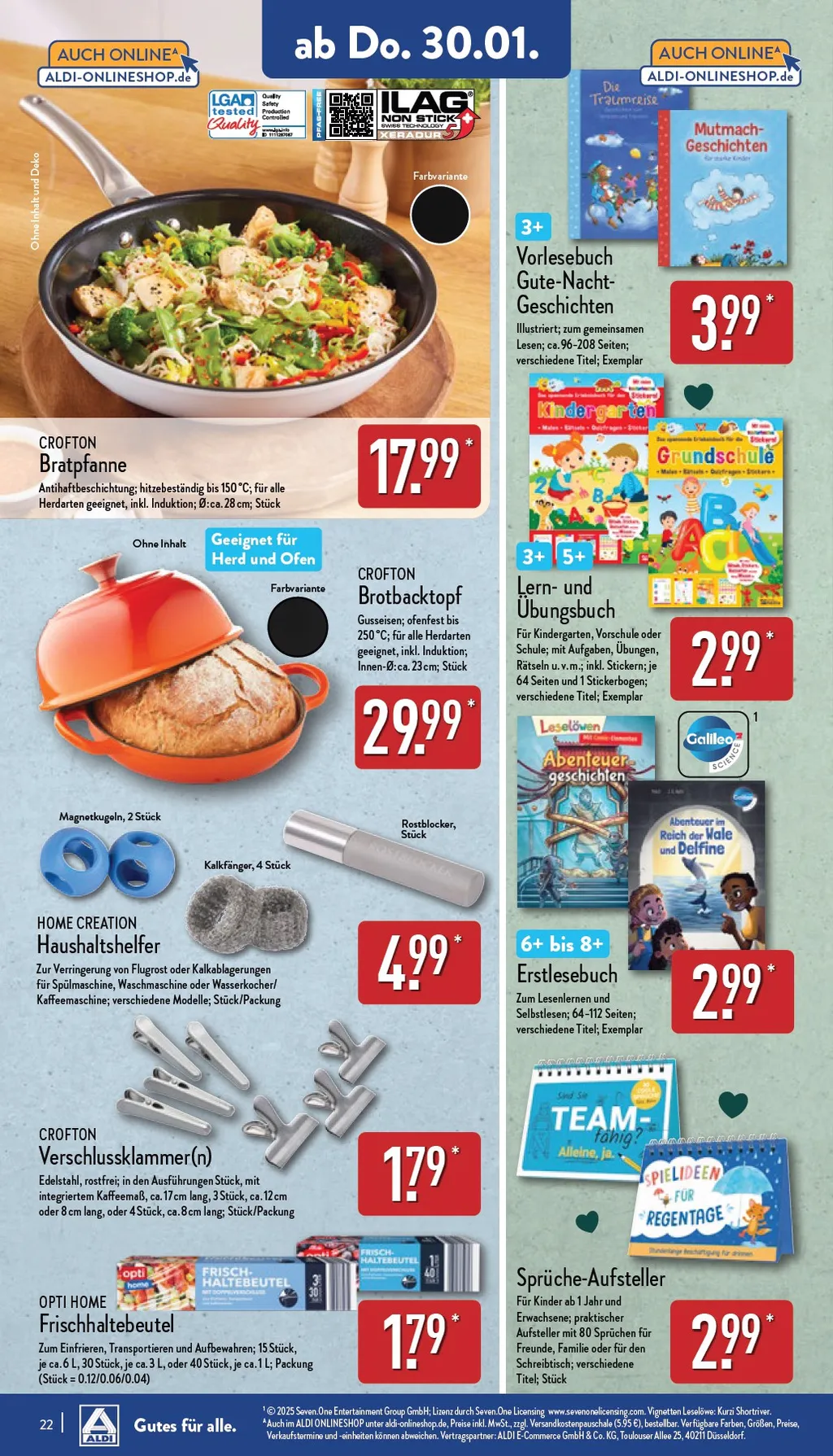 Aldi Nord prospekt ab 27.01.2025 Montag