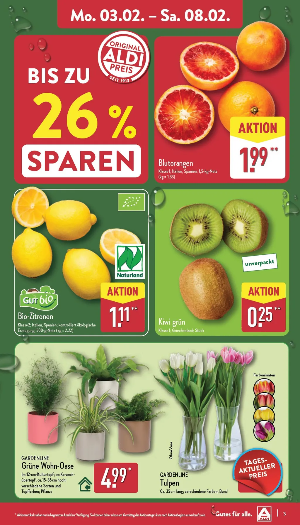 Aldi Nord Prospekt ab 03.02.2025 Montag