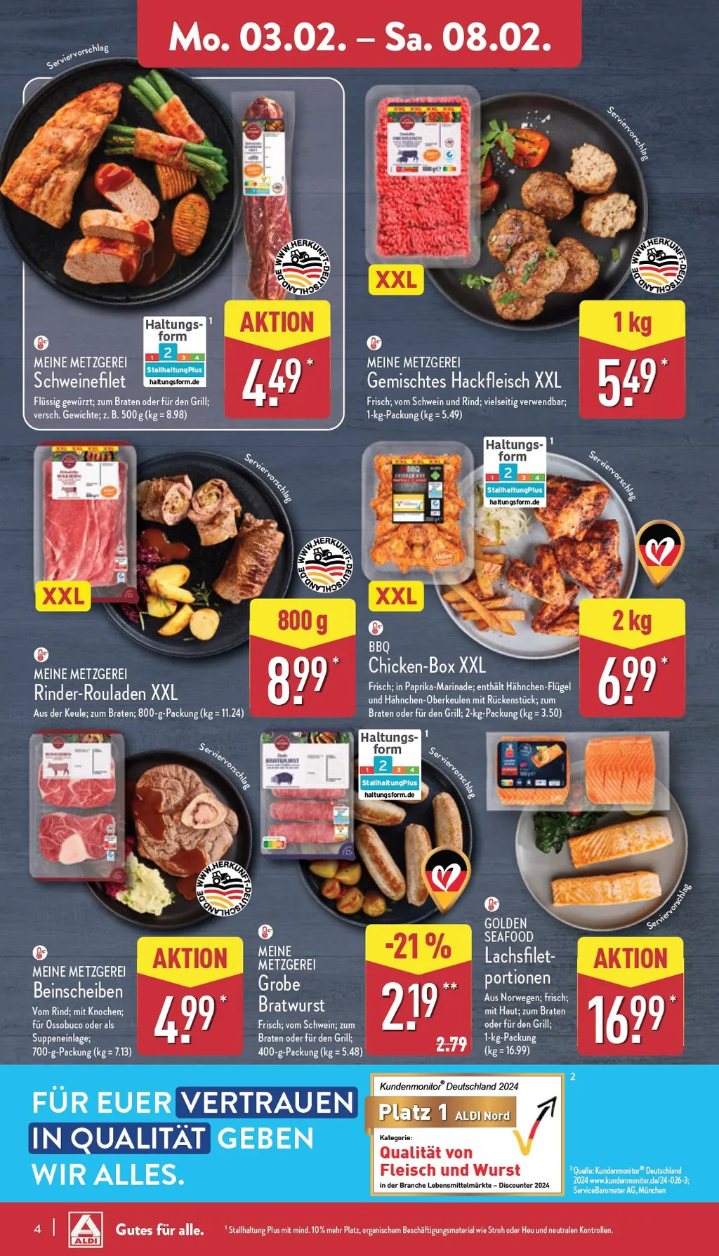 Aldi Nord Prospekt ab 03.02.2025 Montag