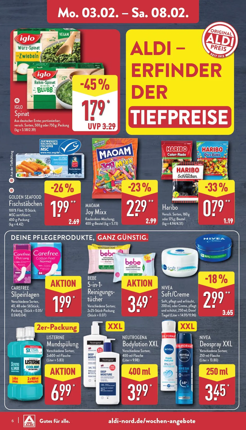 Aldi Nord Prospekt ab 03.02.2025 Montag