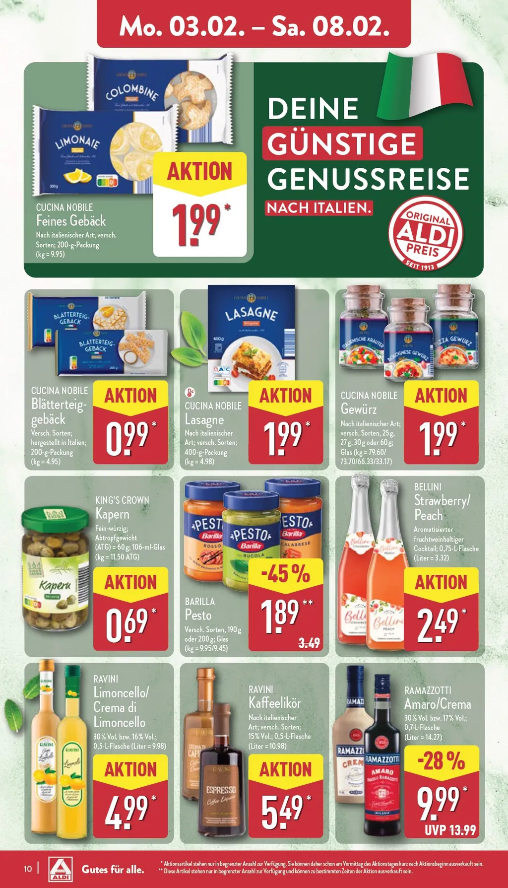 Aldi Nord Prospekt ab 03.02.2025 Montag