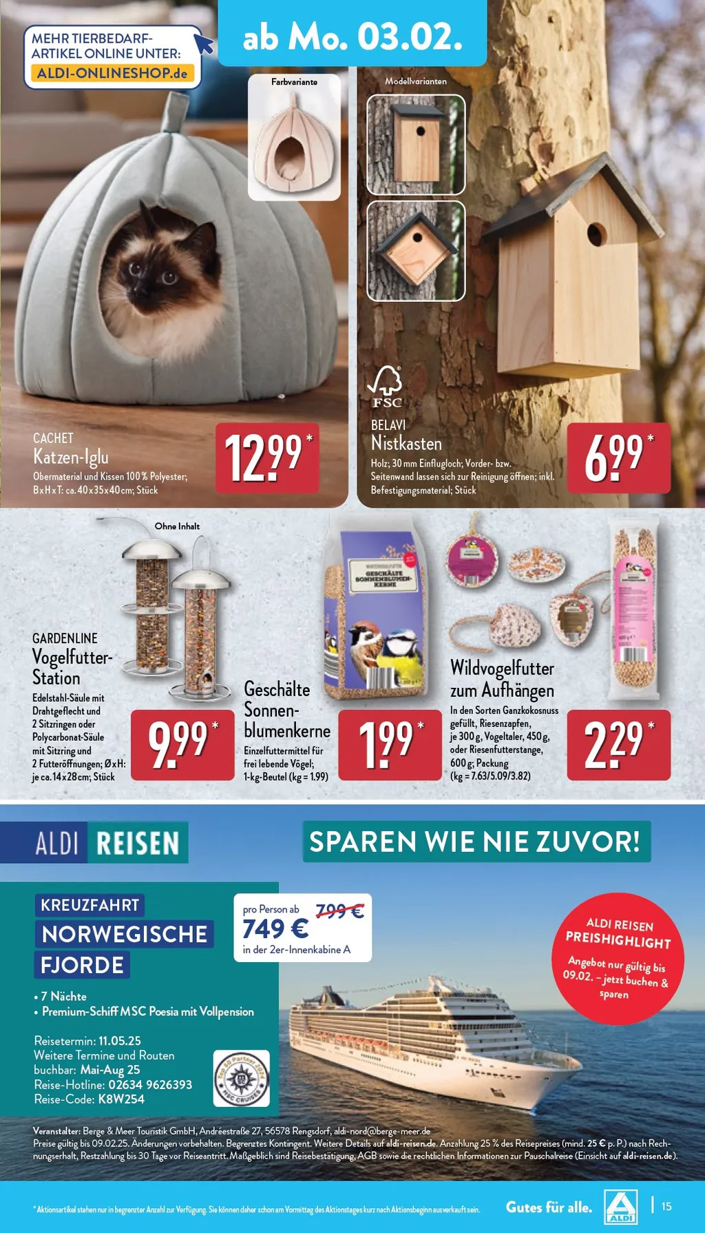 Aldi Nord Prospekt ab 03.02.2025 Montag