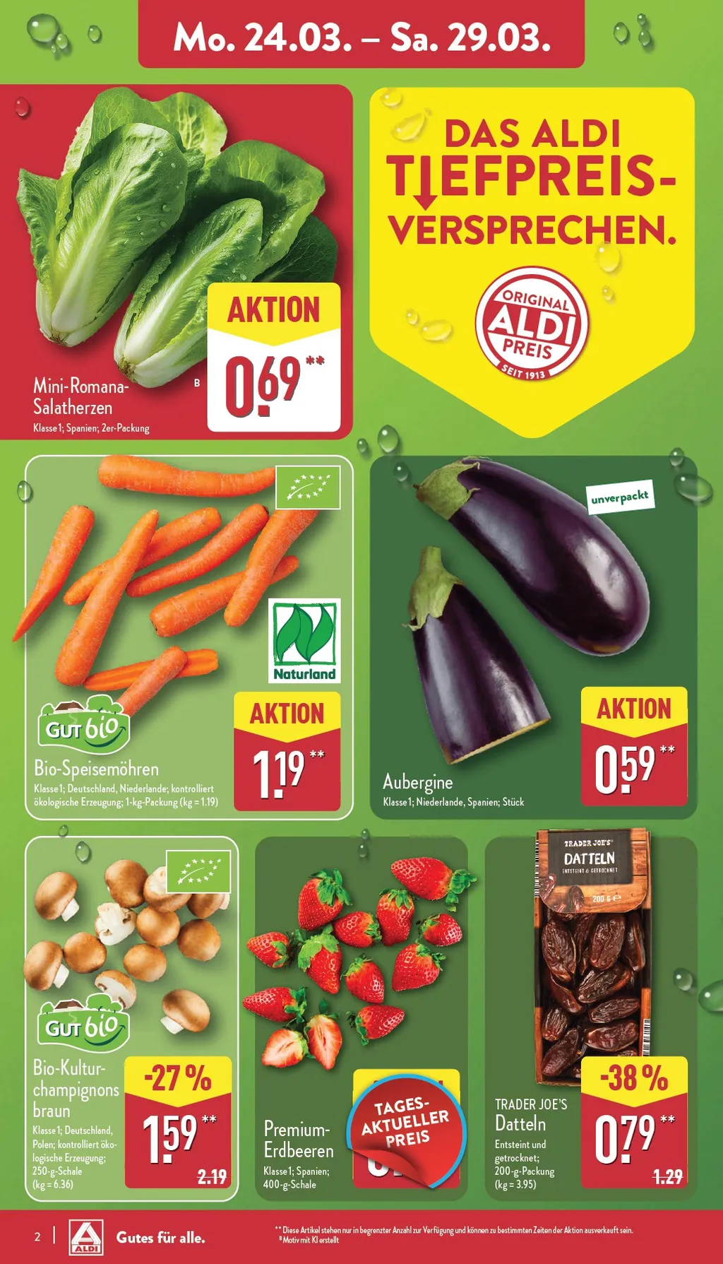 Aldi Nord Prospekt ab 24.03.2025 Montag