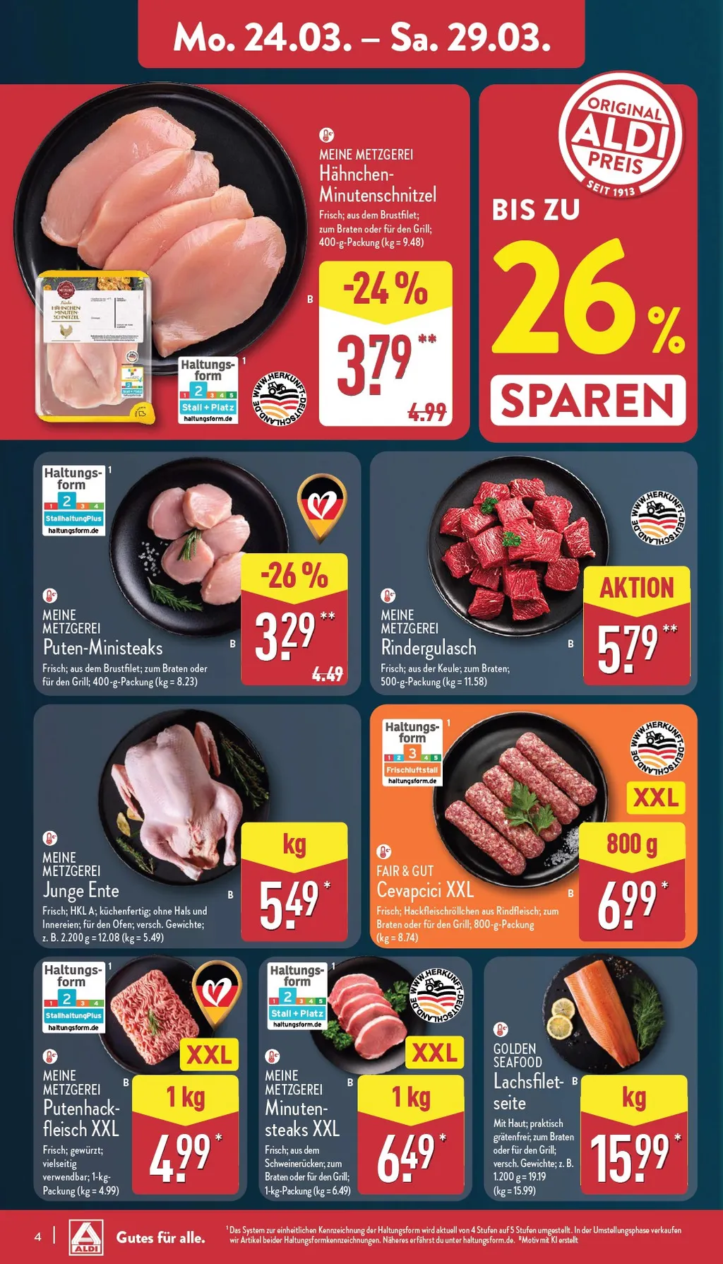 Aldi Nord Prospekt ab 24.03.2025 Montag