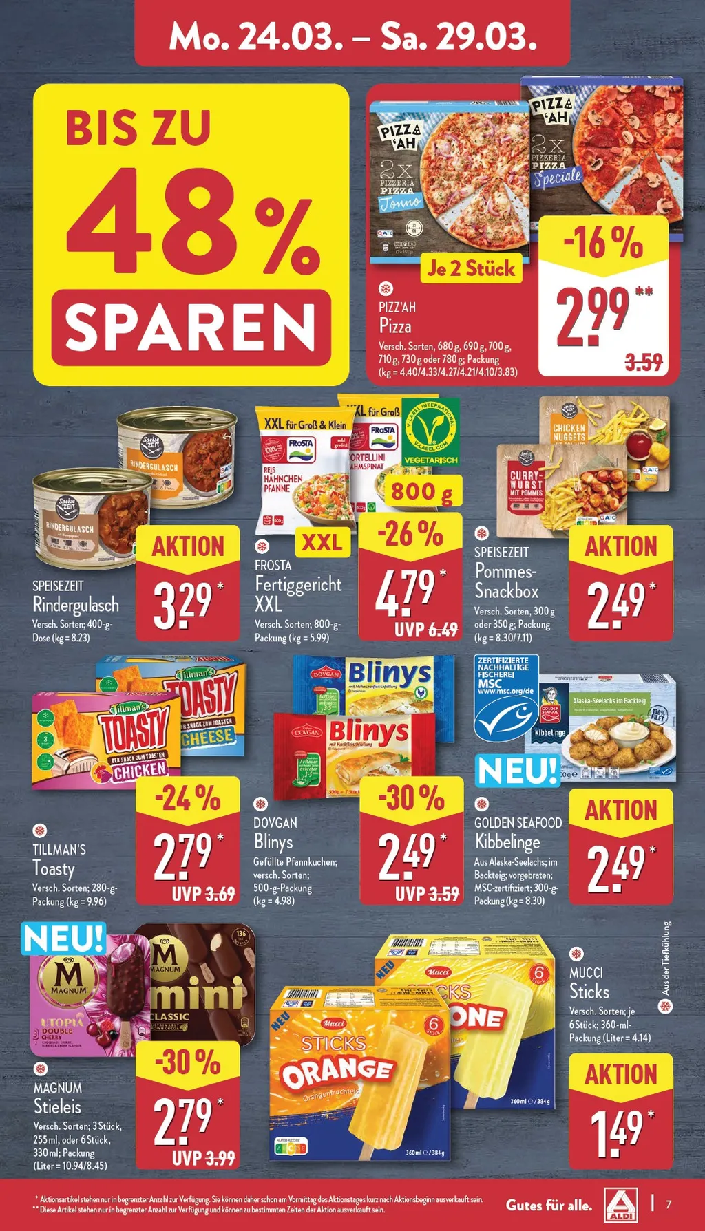 Aldi Nord Prospekt ab 24.03.2025 Montag