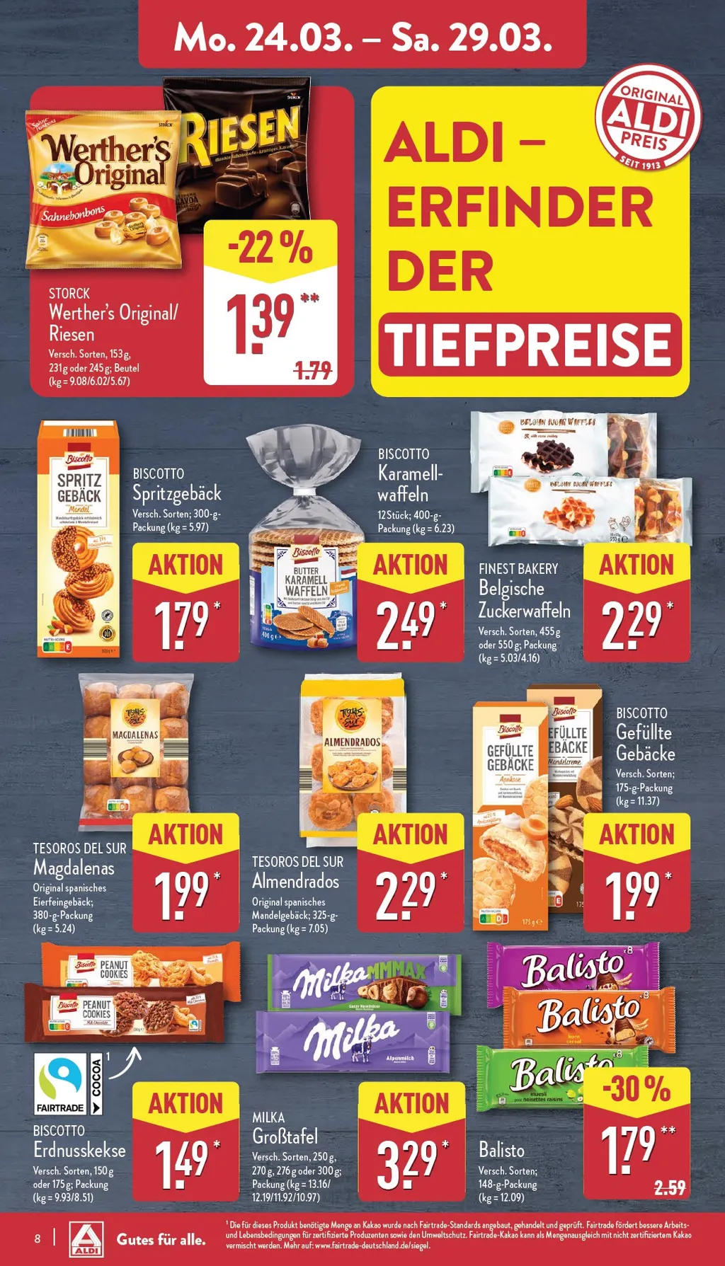 Aldi Nord Prospekt ab 24.03.2025 Montag