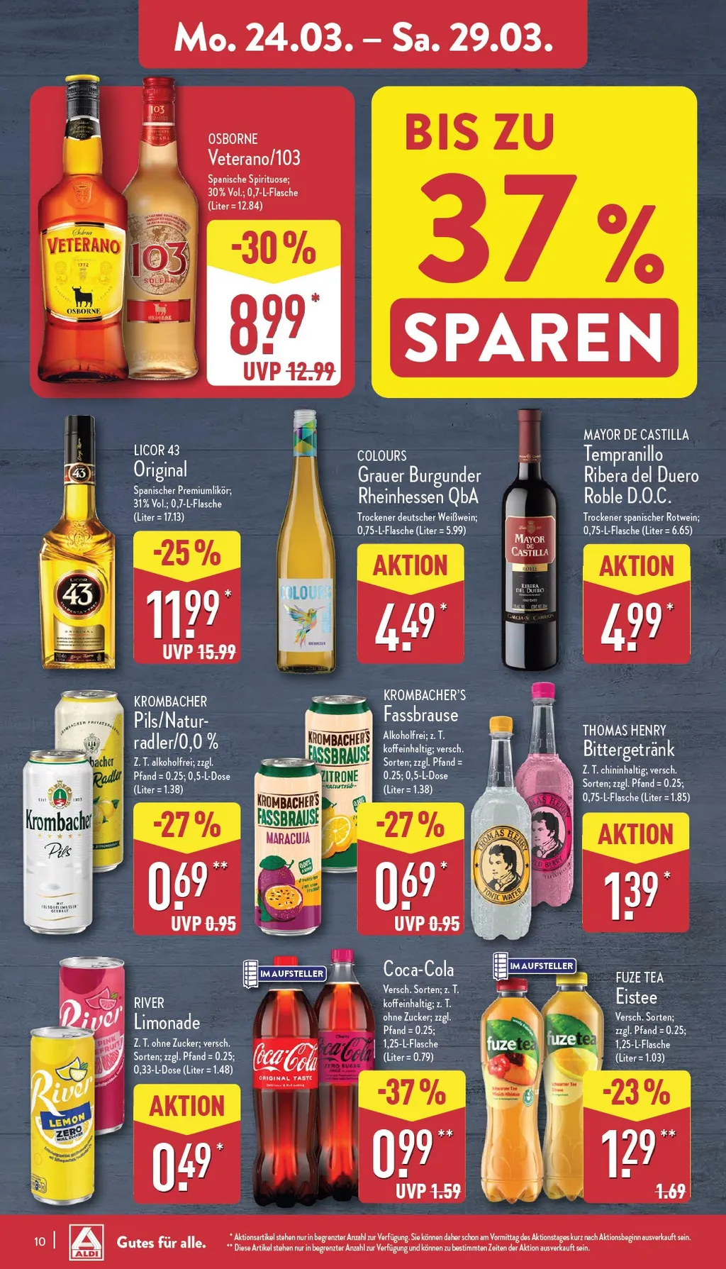 Aldi Nord Prospekt ab 24.03.2025 Montag