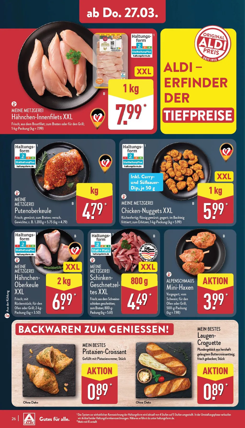 Aldi Nord Prospekt ab 24.03.2025 Montag