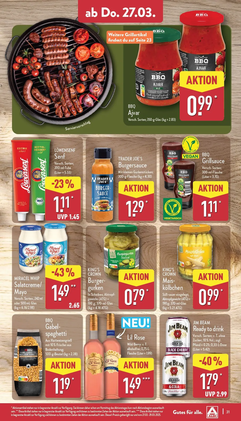 Aldi Nord Prospekt ab 24.03.2025 Montag