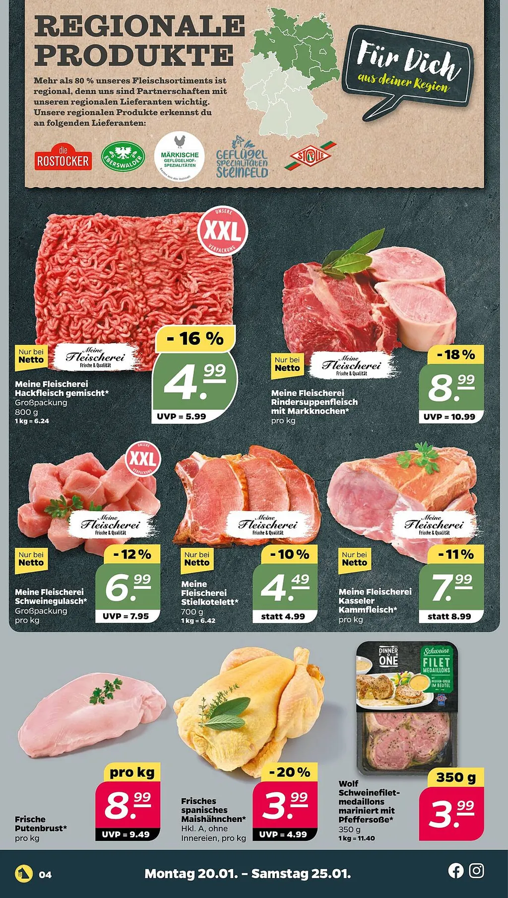 NETTO (Schwarz) Prospekt ab 20.01.2025 (Montag)