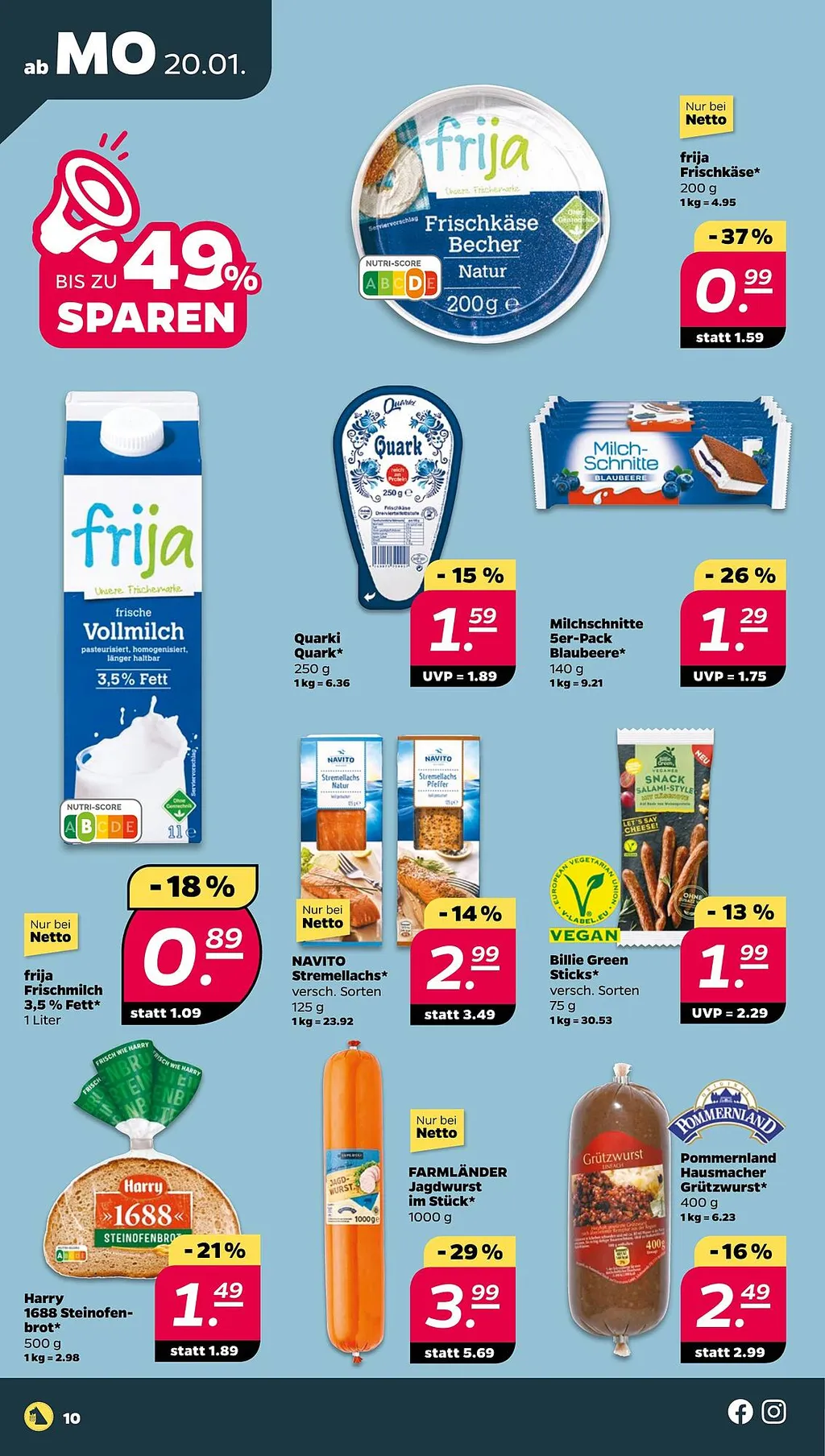 NETTO (Schwarz) Prospekt ab 20.01.2025 (Montag)