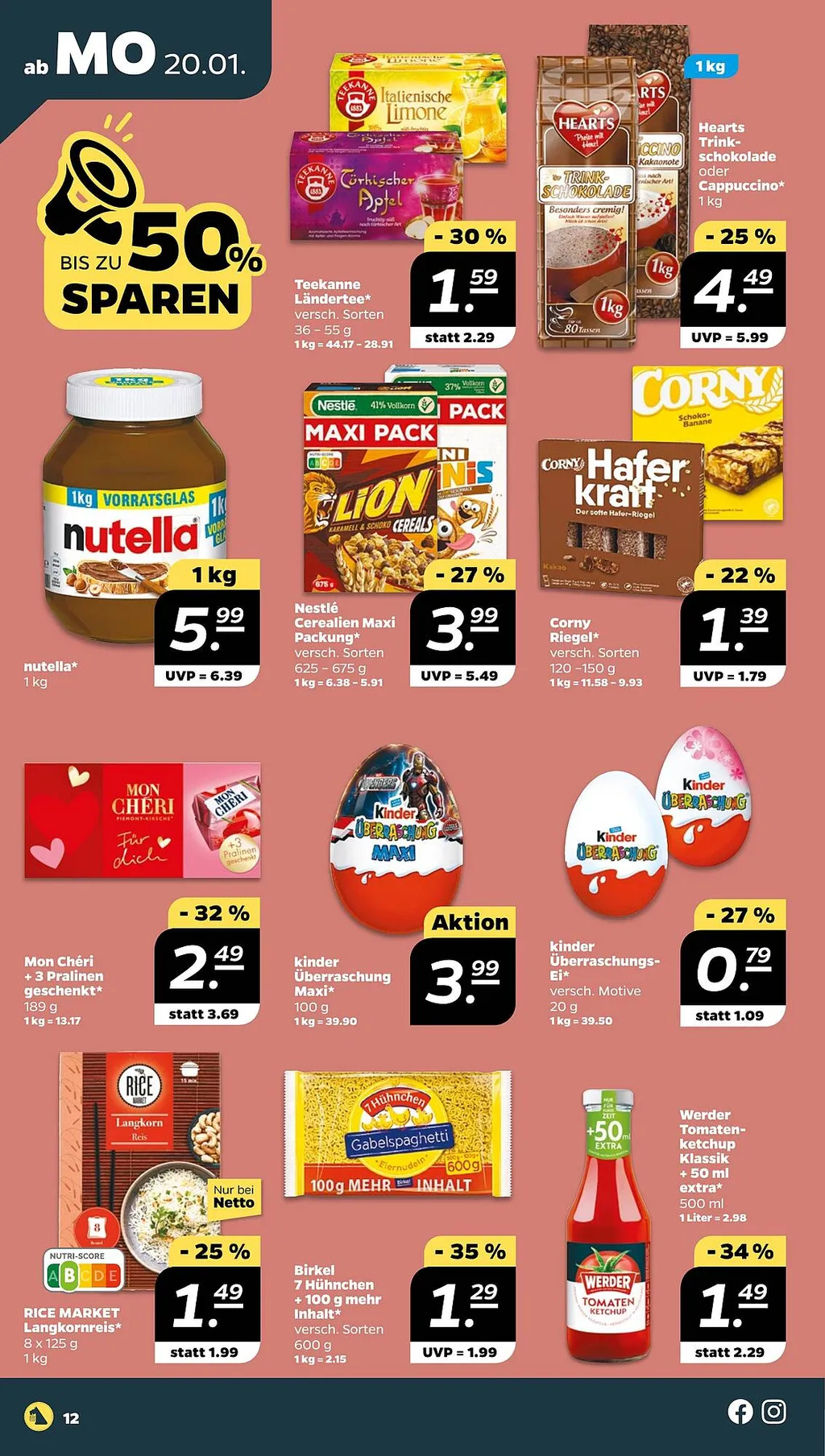 NETTO (Schwarz) Prospekt ab 20.01.2025 (Montag)