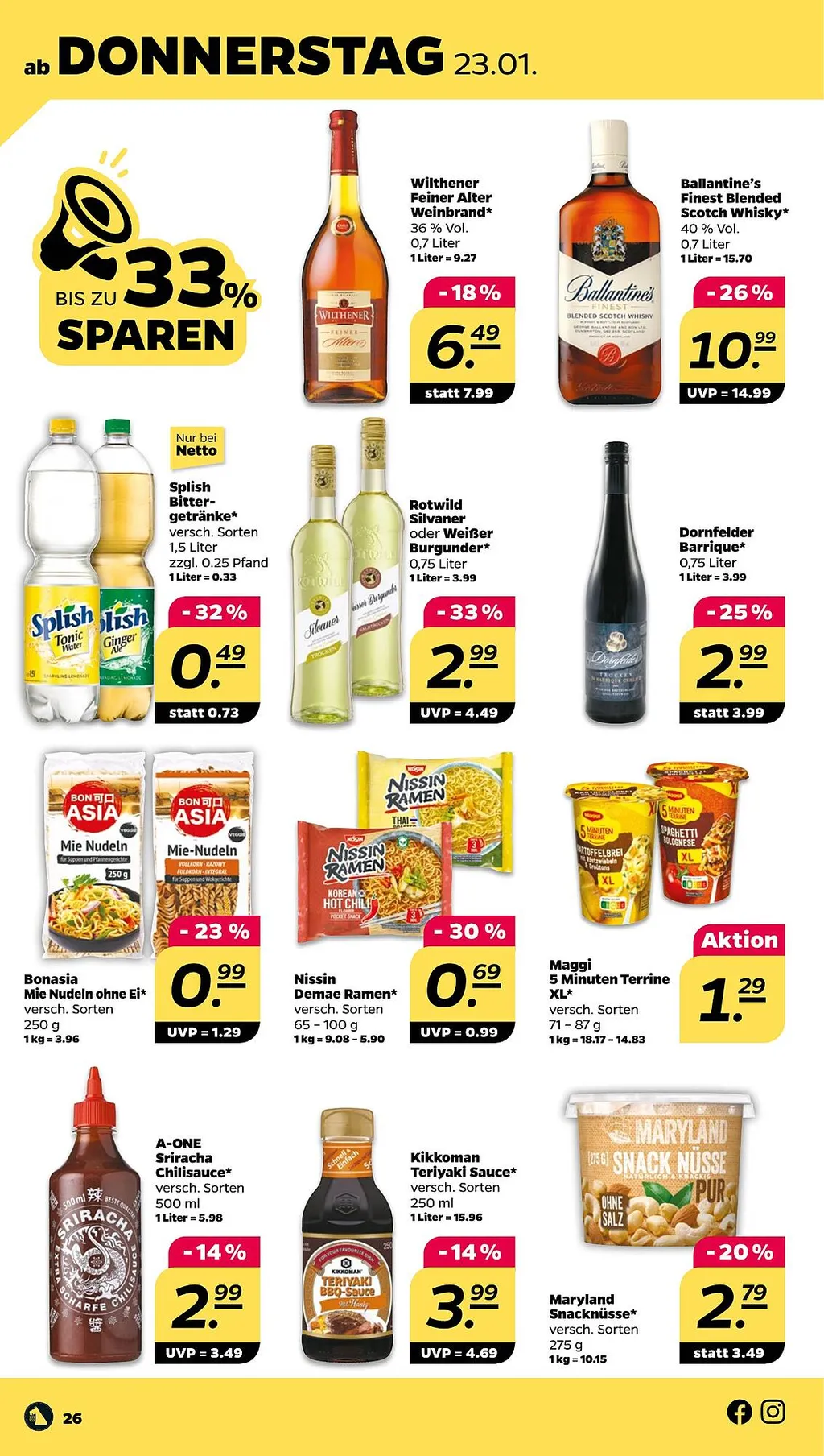 NETTO (Schwarz) Prospekt ab 20.01.2025 (Montag)