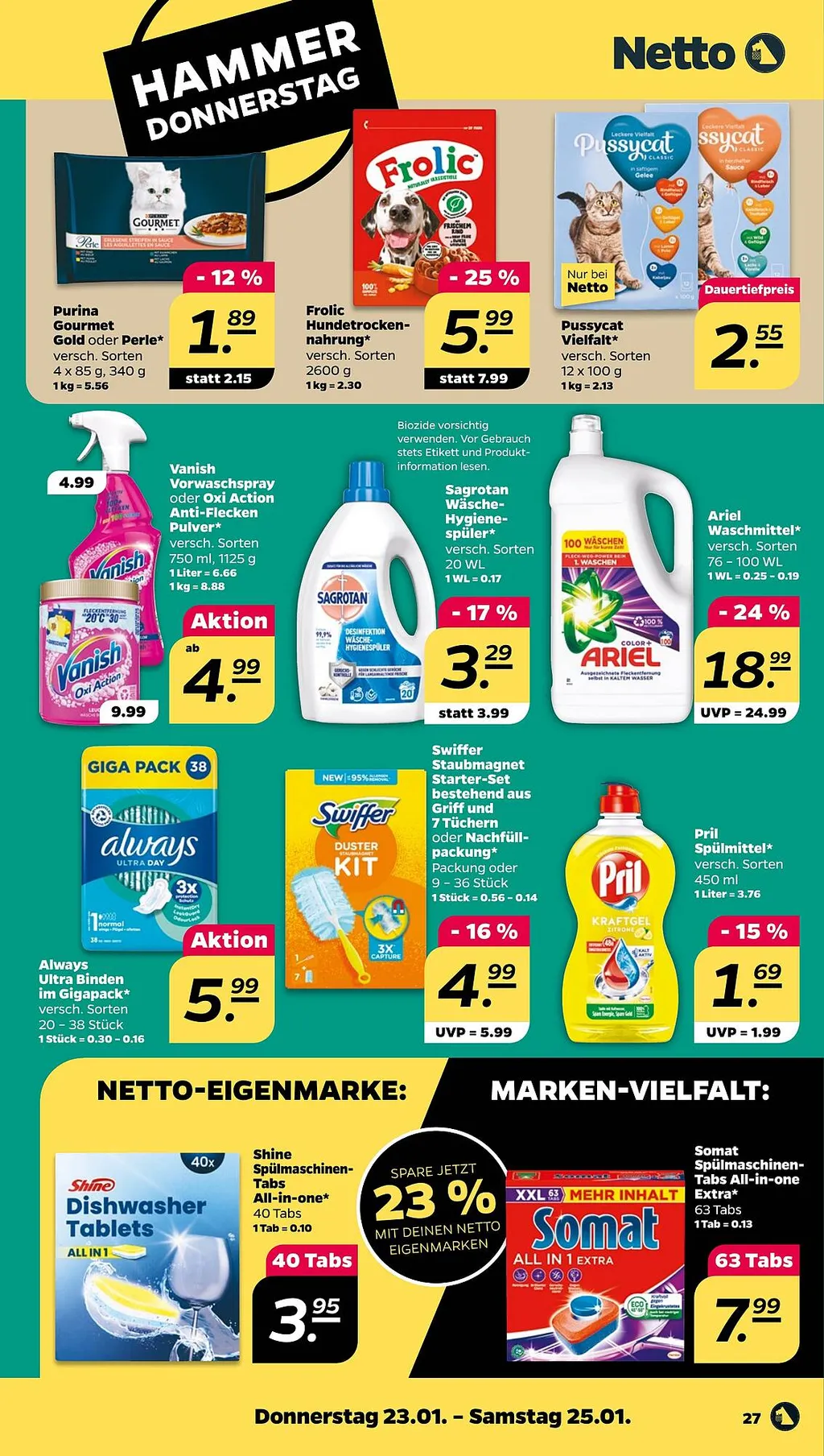 NETTO (Schwarz) Prospekt ab 20.01.2025 (Montag)