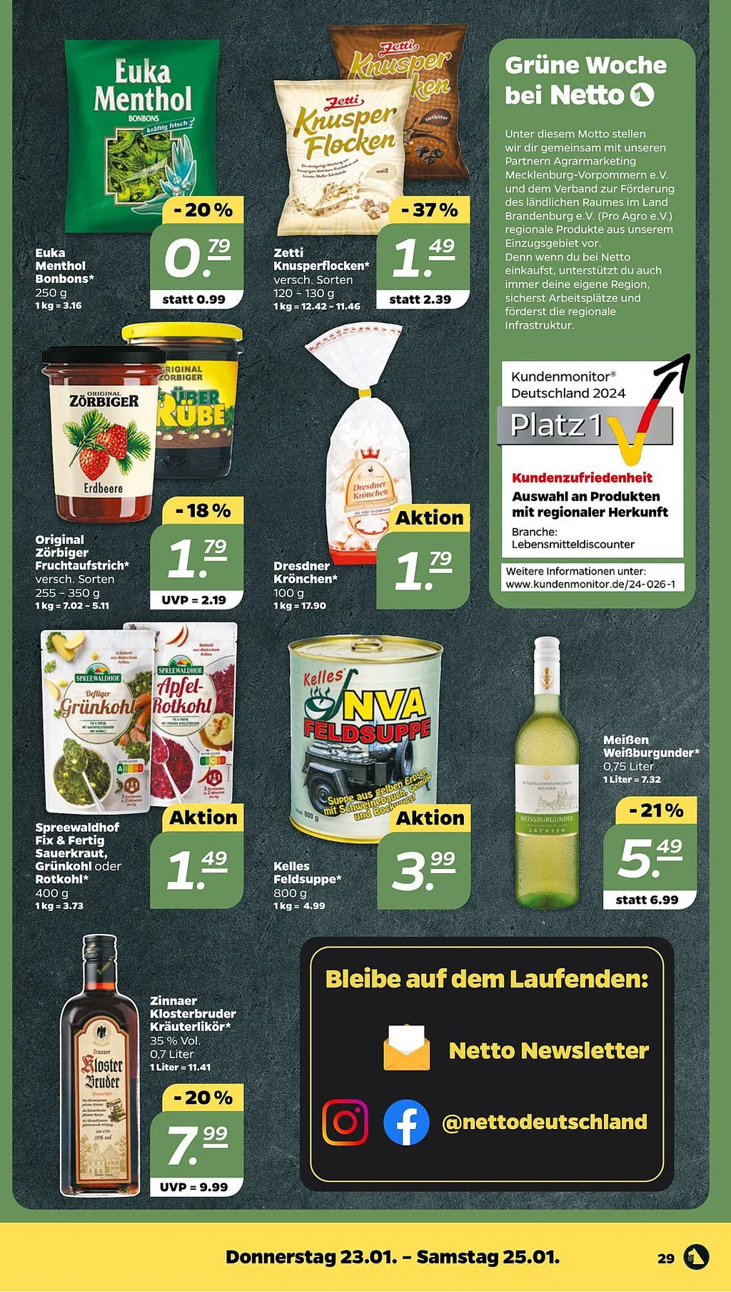 NETTO (Schwarz) Prospekt ab 20.01.2025 (Montag)