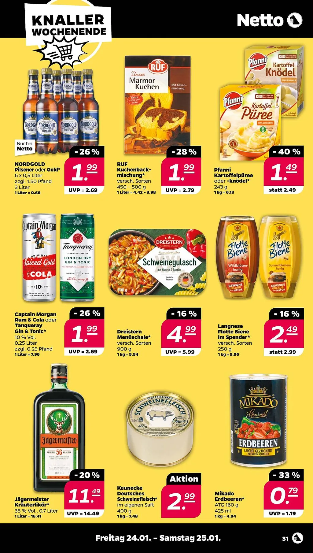 NETTO (Schwarz) Prospekt ab 20.01.2025 (Montag)