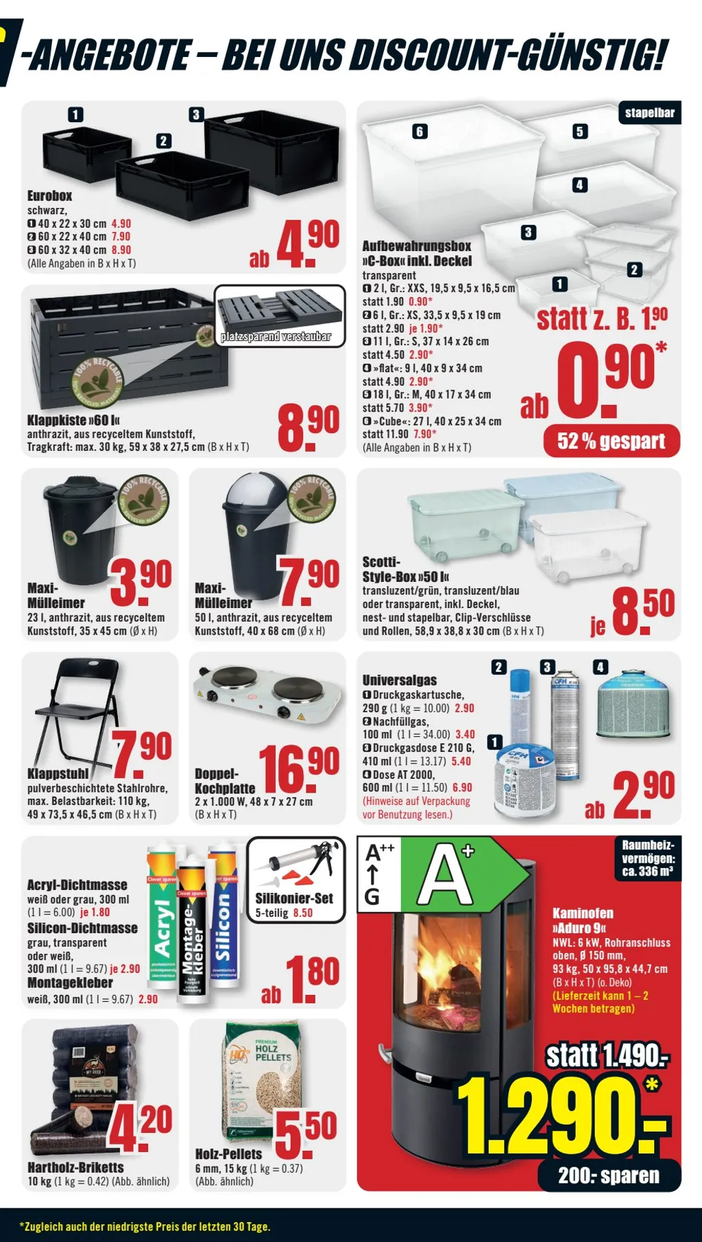 B1 Discount Baumarkt Prospekt ab 01.02.2025 Samstag