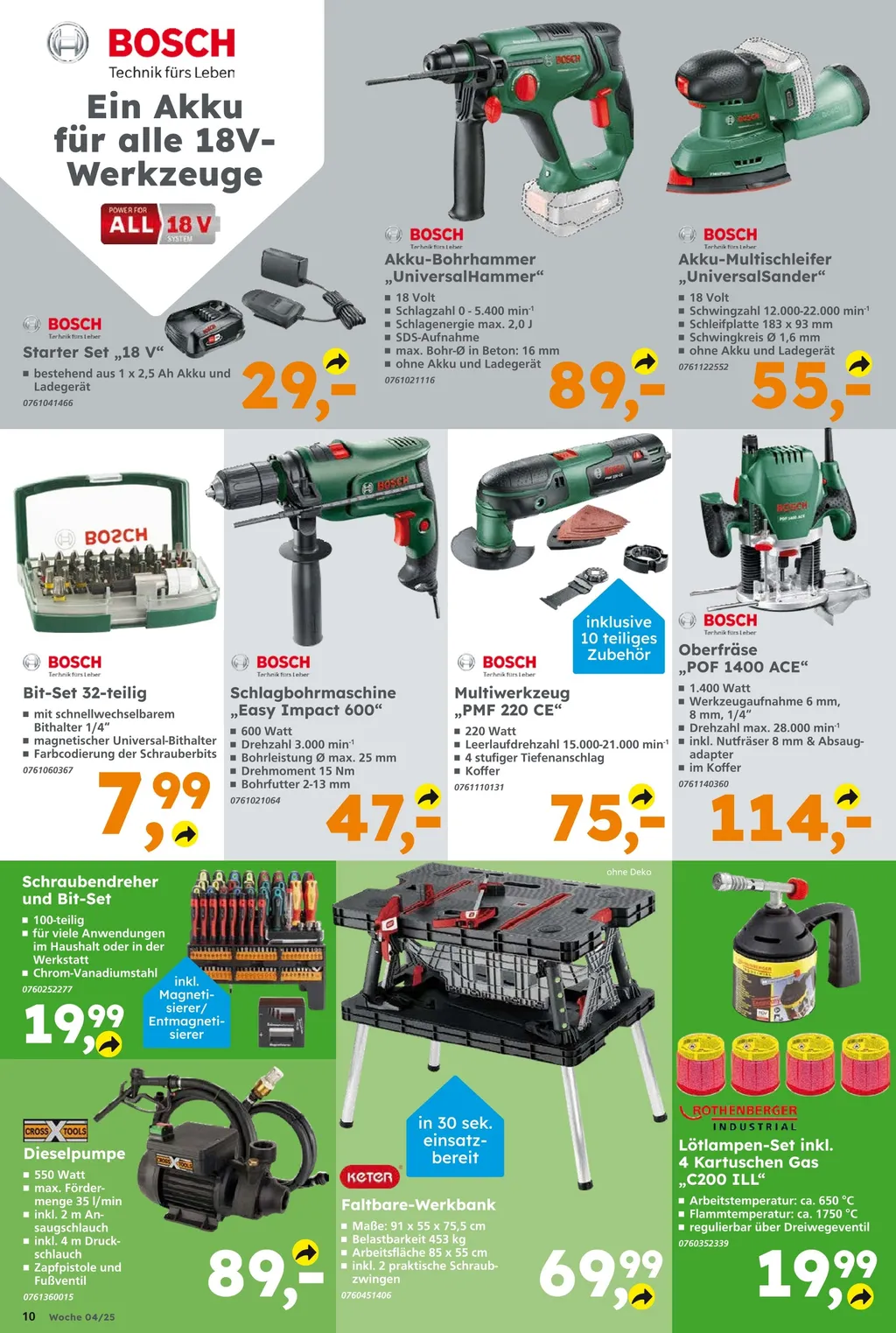 Globus Baumarkt Prospekt ab 20.01.2025 Montag