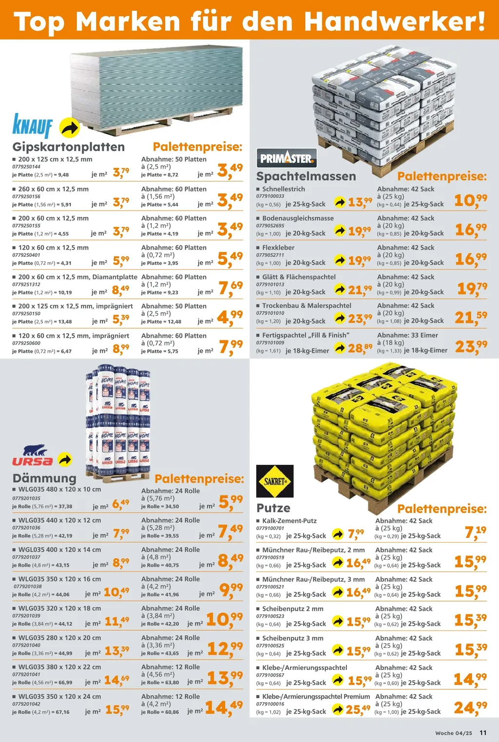 Globus Baumarkt Prospekt ab 20.01.2025 Montag