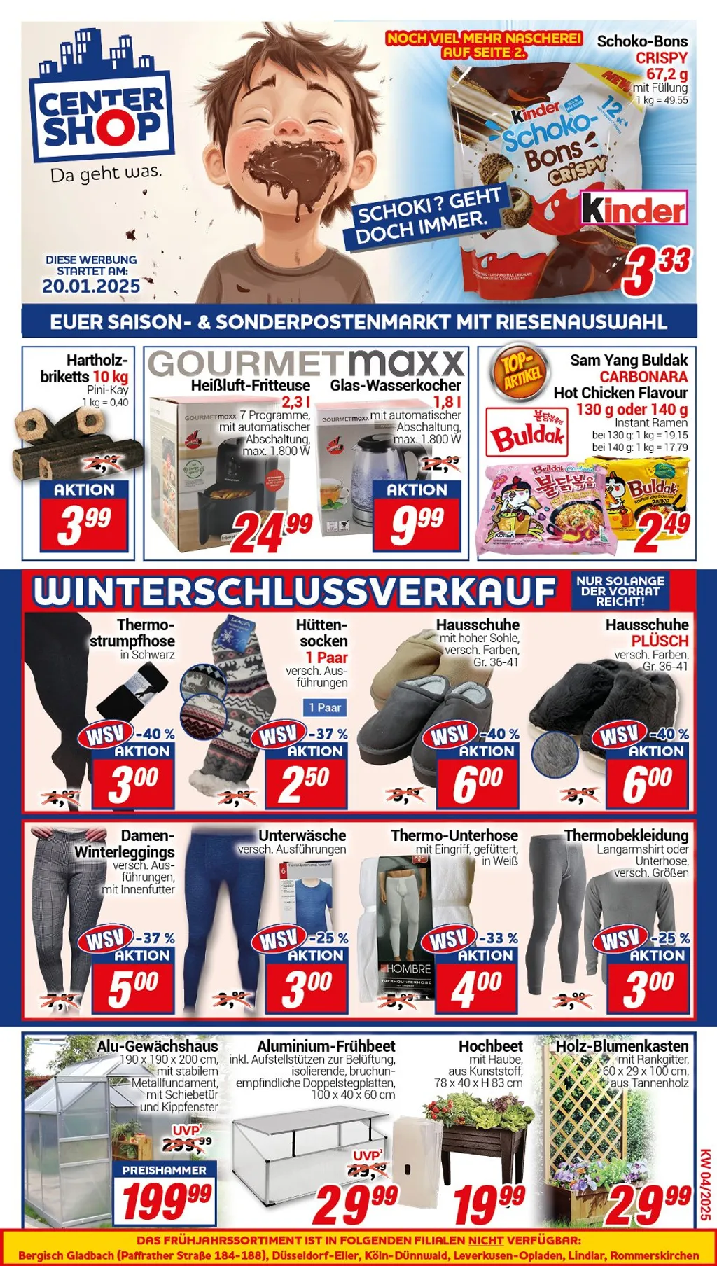 Centershop Prospekt ab 20.01.2025 Montag