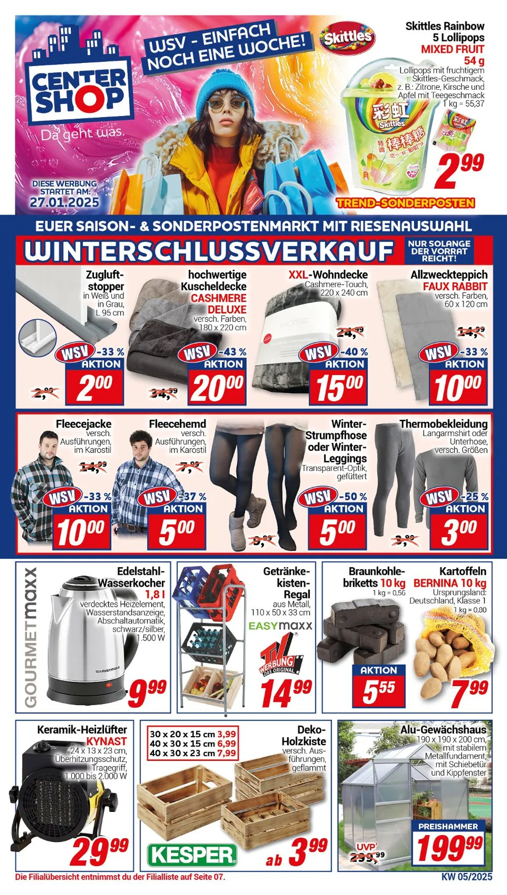 Centershop Prospekt ab 27.01.2025 Montag