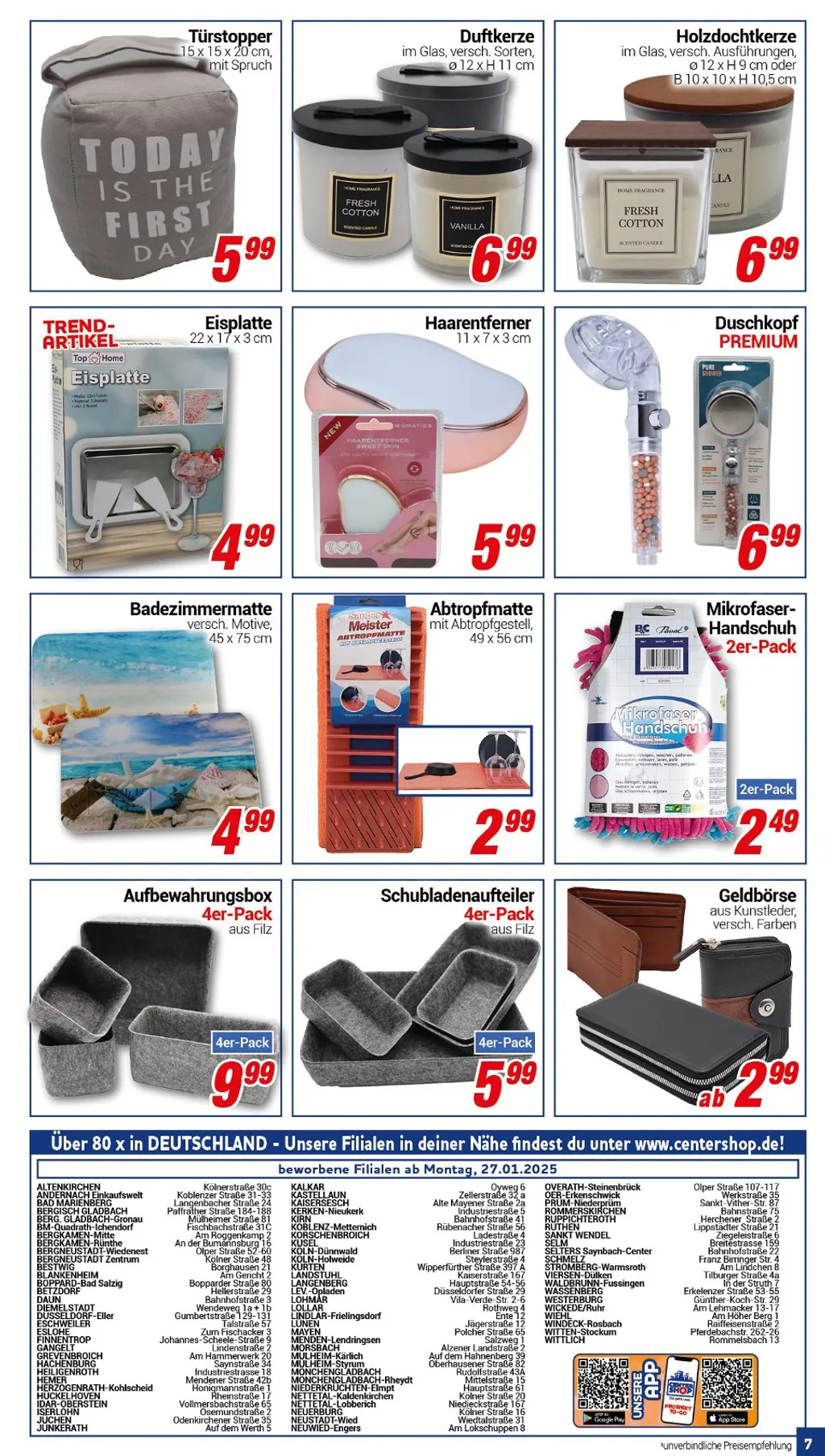 Centershop Prospekt ab 27.01.2025 Montag