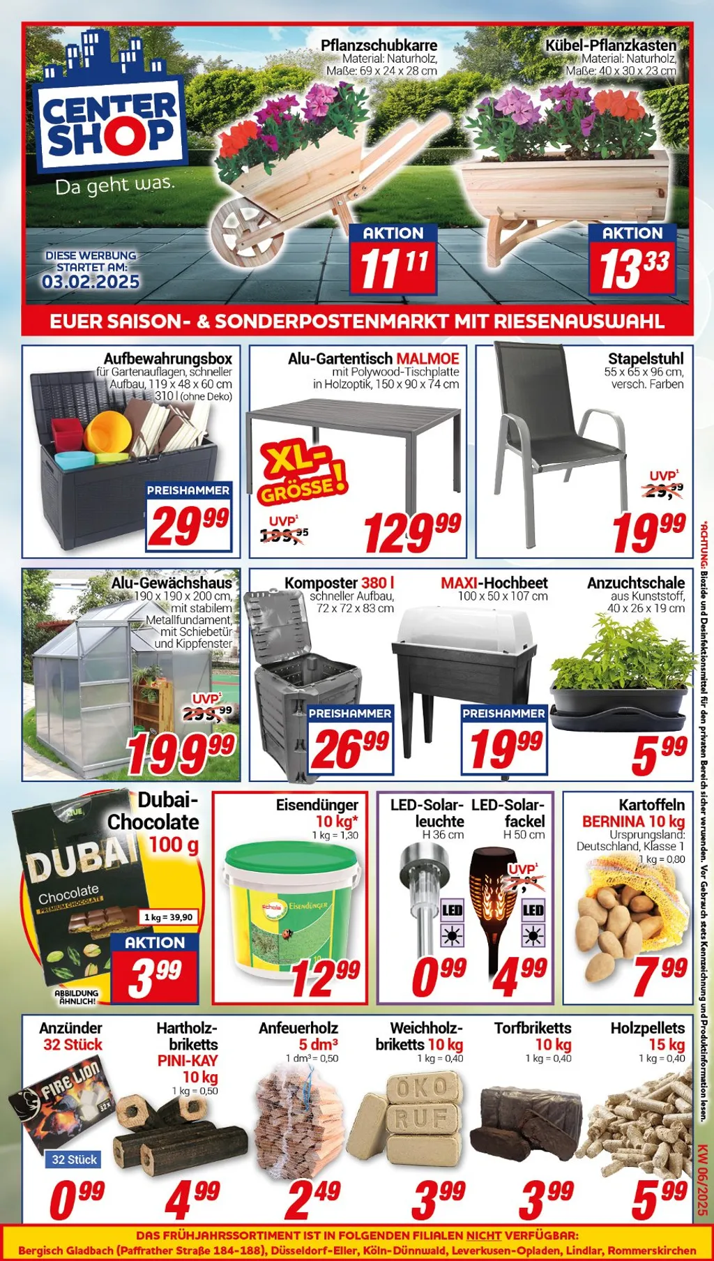 Centershop Prospekt ab 03.02.2025 Montag