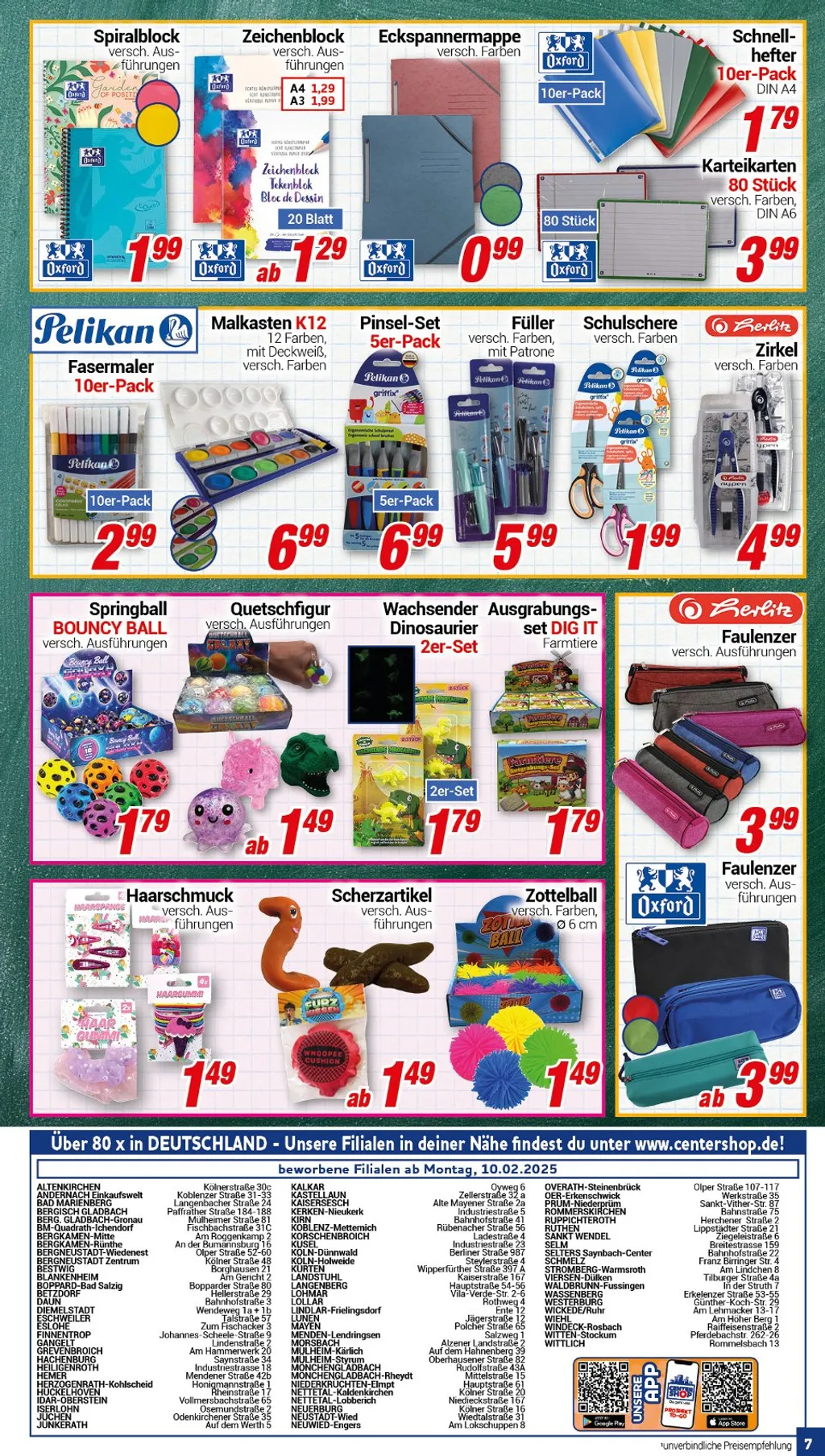 Centershop Prospekt ab 10.02.2025 Montag