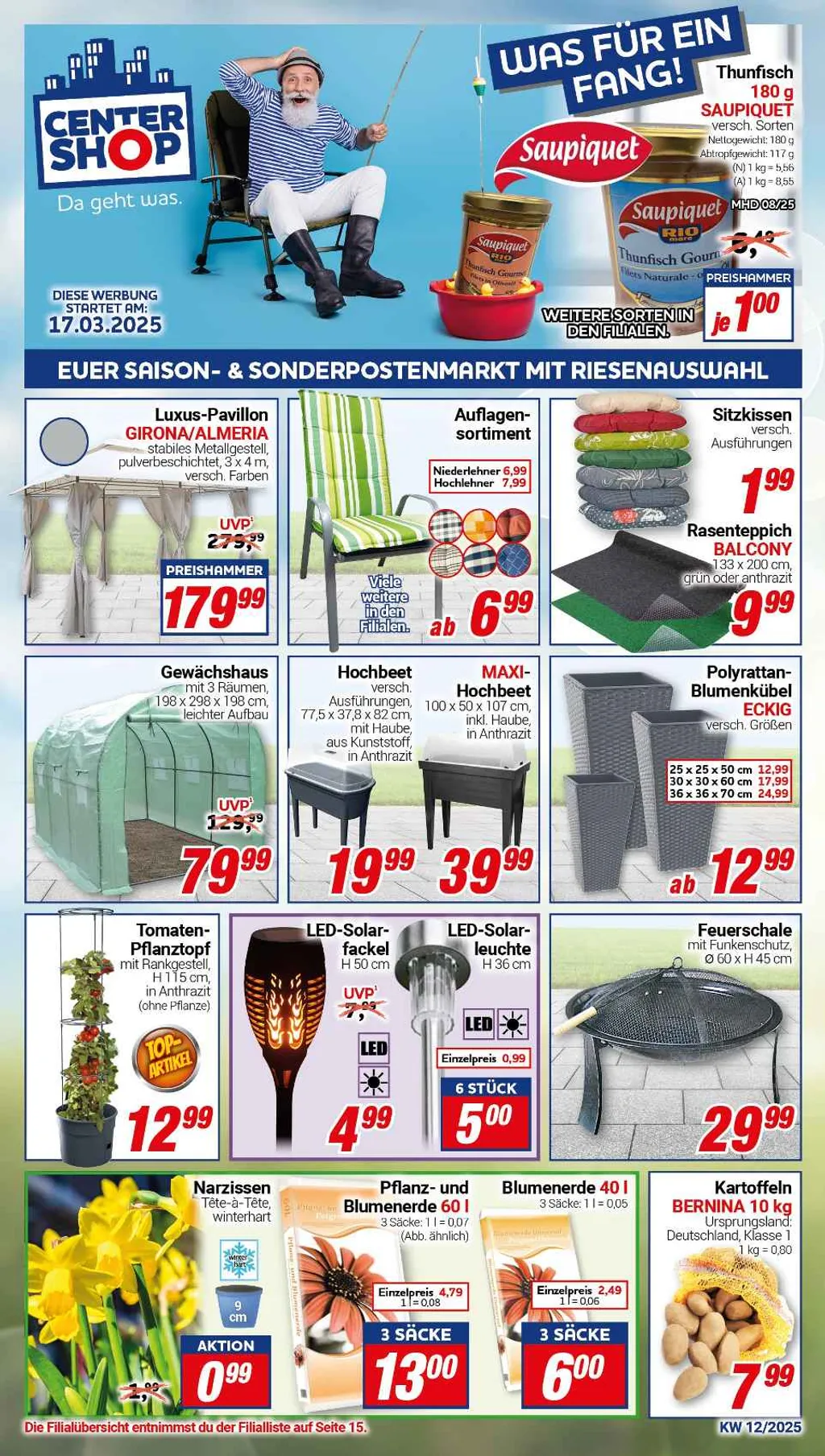 Centershop Prospekt ab 17.03.2025 Montag