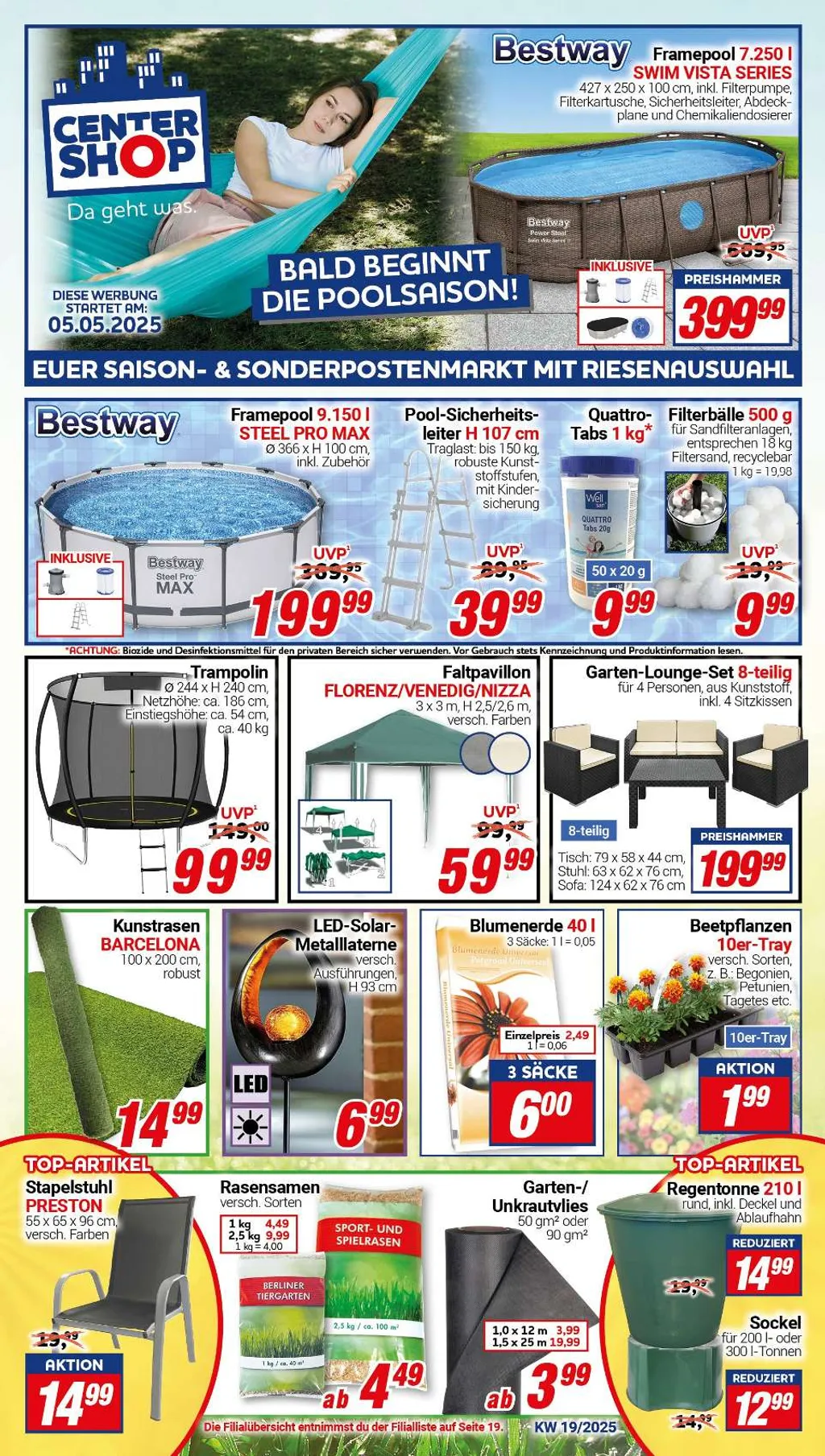 Centershop Prospekt ab 05.05.2025 Montag