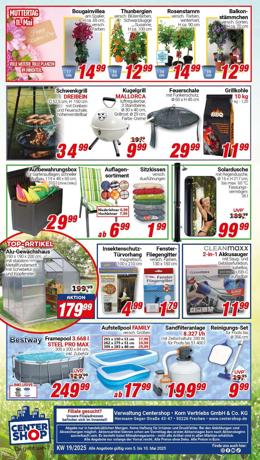 Centershop Prospekt ab 05.05.2025 Montag