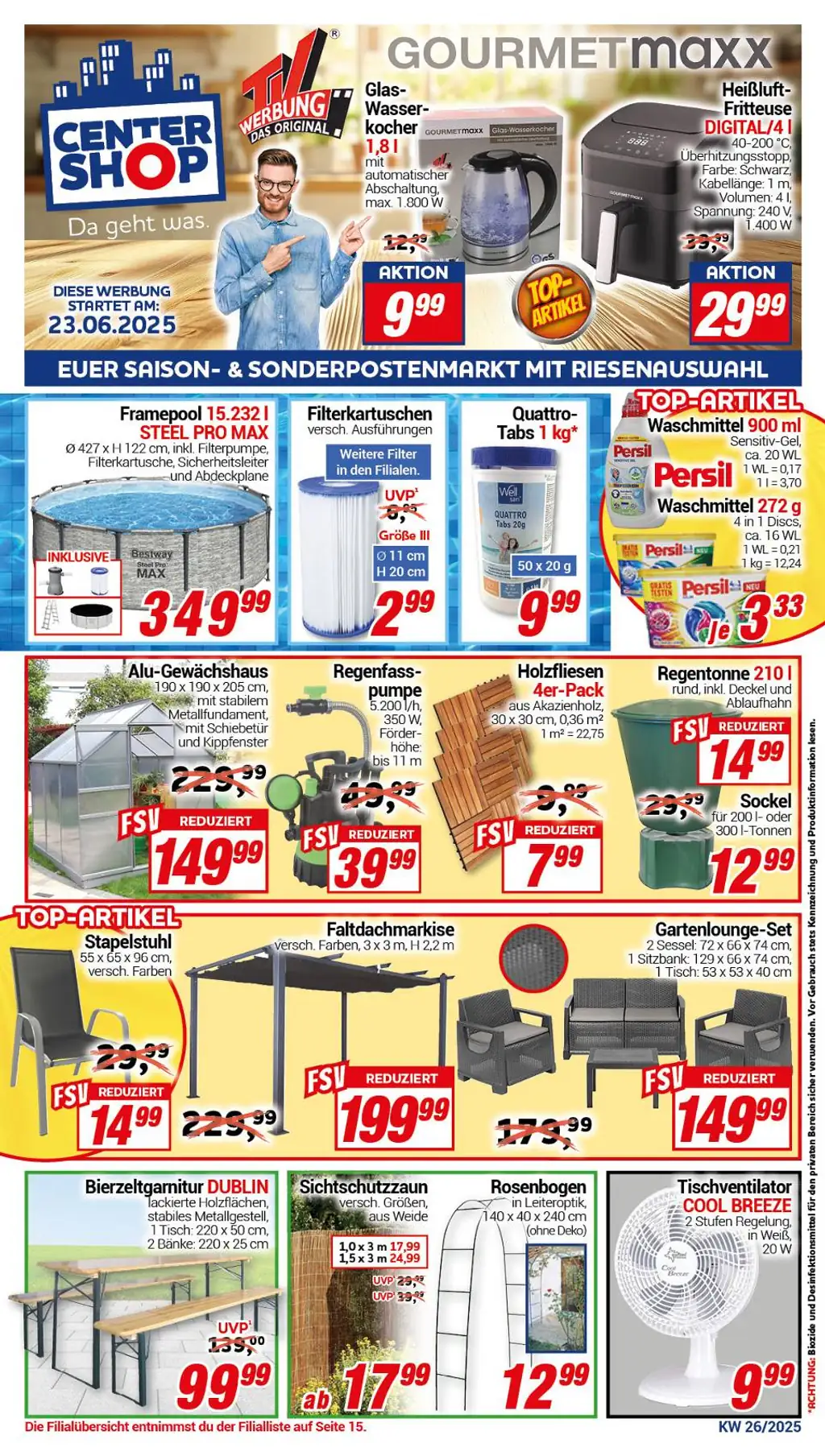 CENTERSHOP Prospekt Angebote - Sayfa 1 / 16